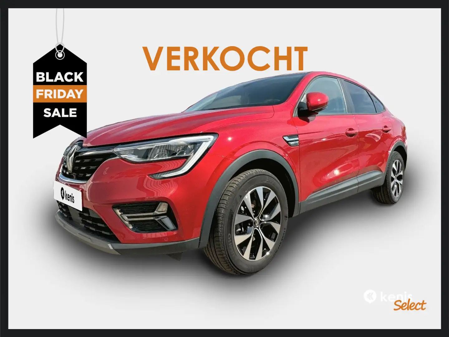 Renault Arkana 1.6 E-Tech hybrid 145 evolution NAVI CAMERA AIRCO Rouge - 1