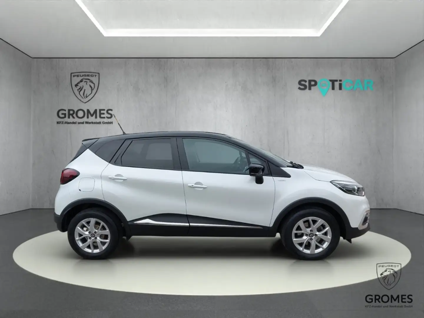 Renault Captur Limited 1.3 TCe 130 Klima Temp Berganfahrass. GA S Weiß - 2
