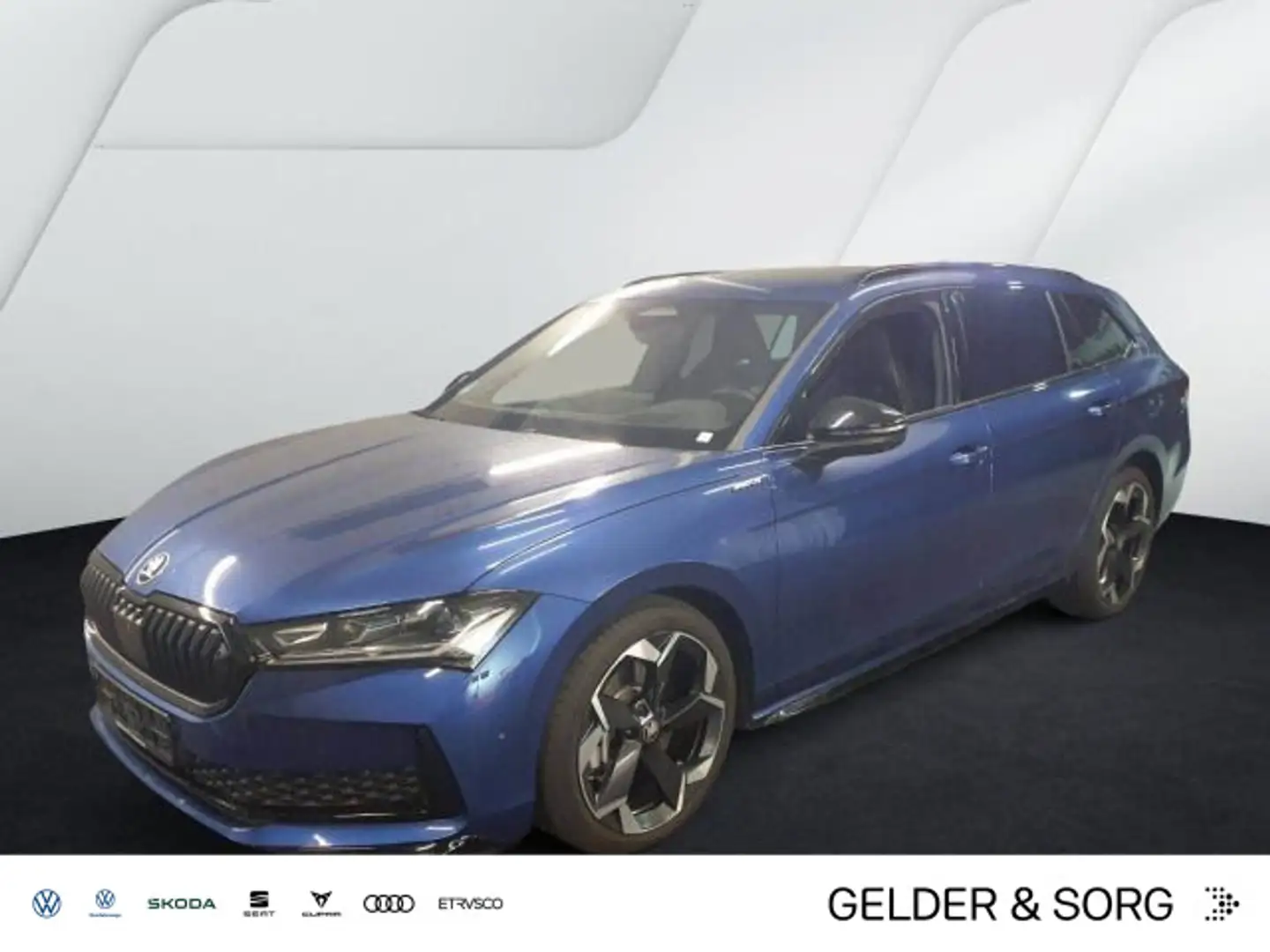 Skoda Superb Combi Sportline 2.0 TDI AHK*Matrix*HuD Blau - 1