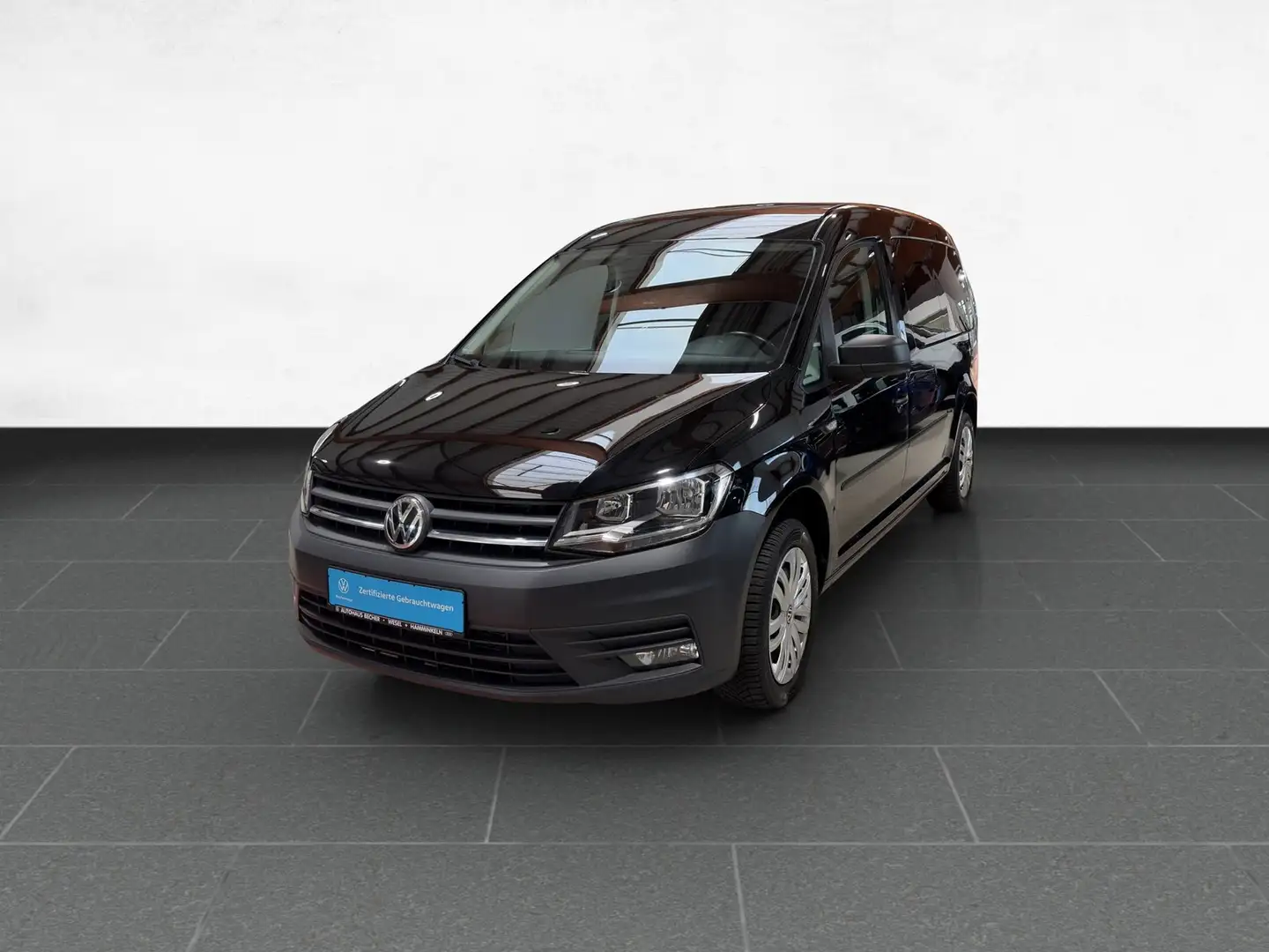 Volkswagen Caddy Maxi Kombi 2.0 TDI DSG /AHK/CarPlay/Klima Schwarz - 2