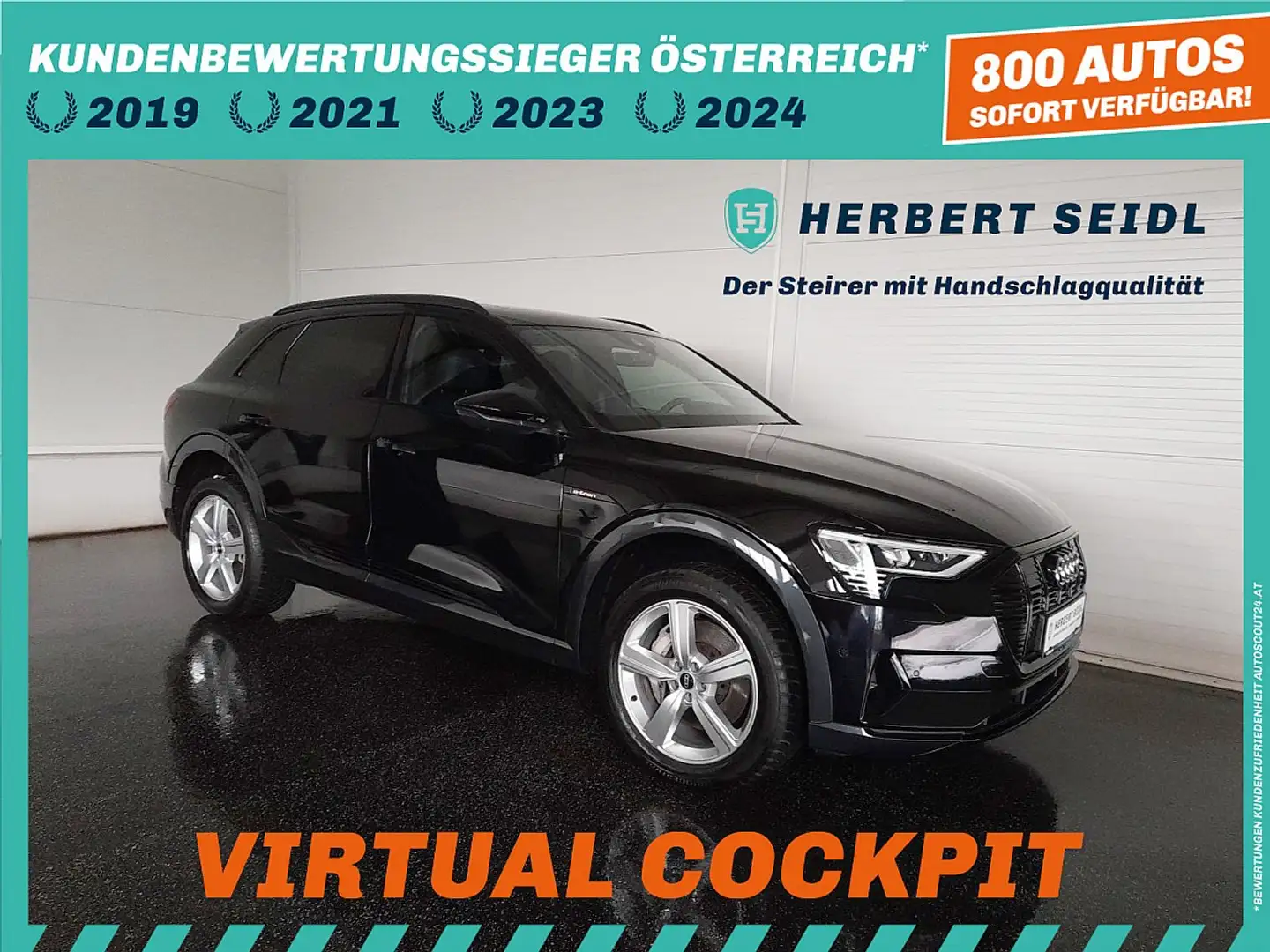 Audi e-tron 55 quattro *NP: € 105.234,- / SKY / 21 ZOLL / A... Noir - 1