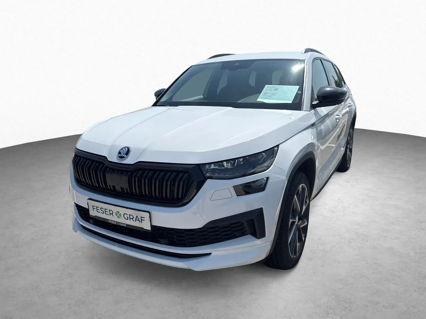 Skoda Kodiaq Sportline 4x4 2.0 TDI Standheizung Weiß - 1