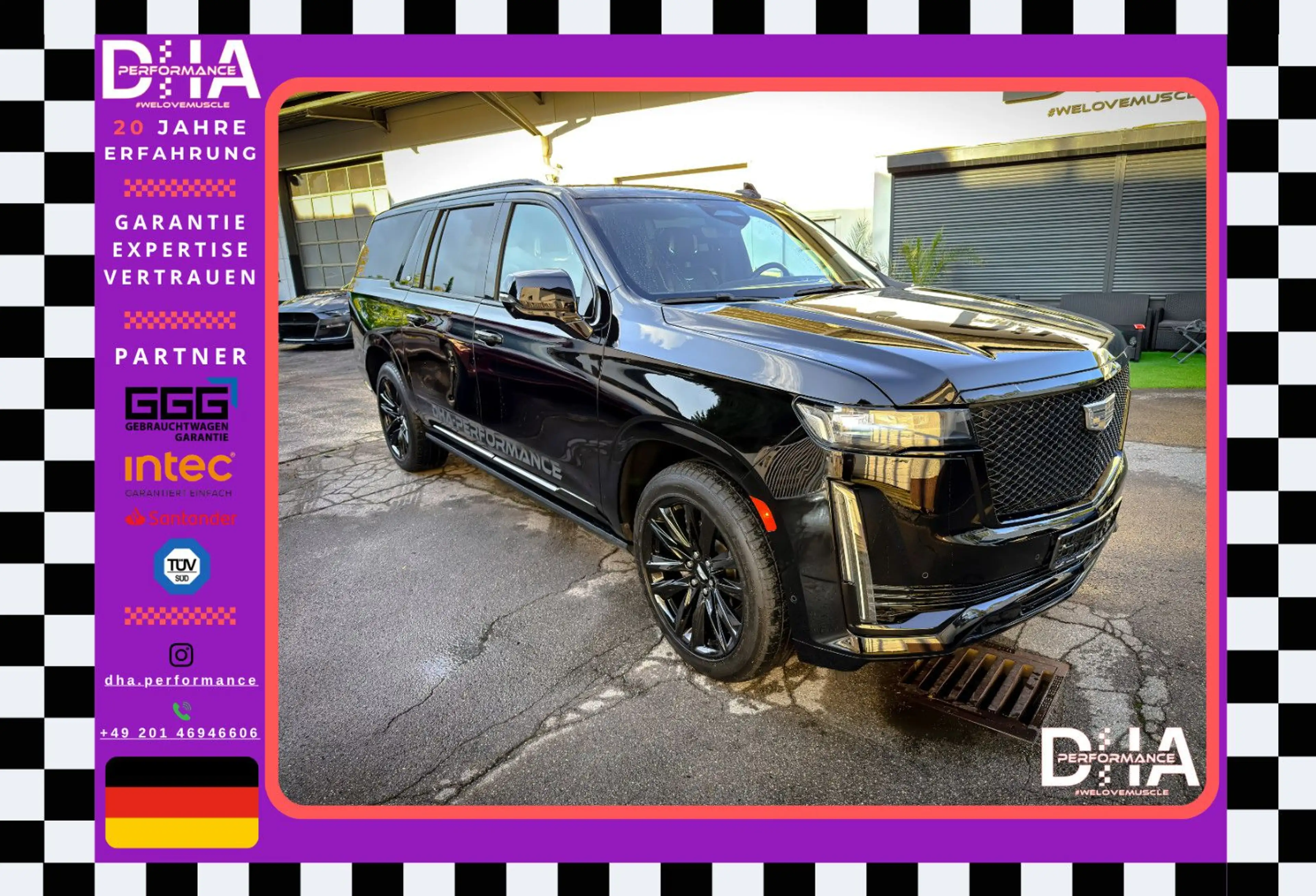Cadillac Escalade 6.2 ESV Sport Platinum NIGHT LED TÜV