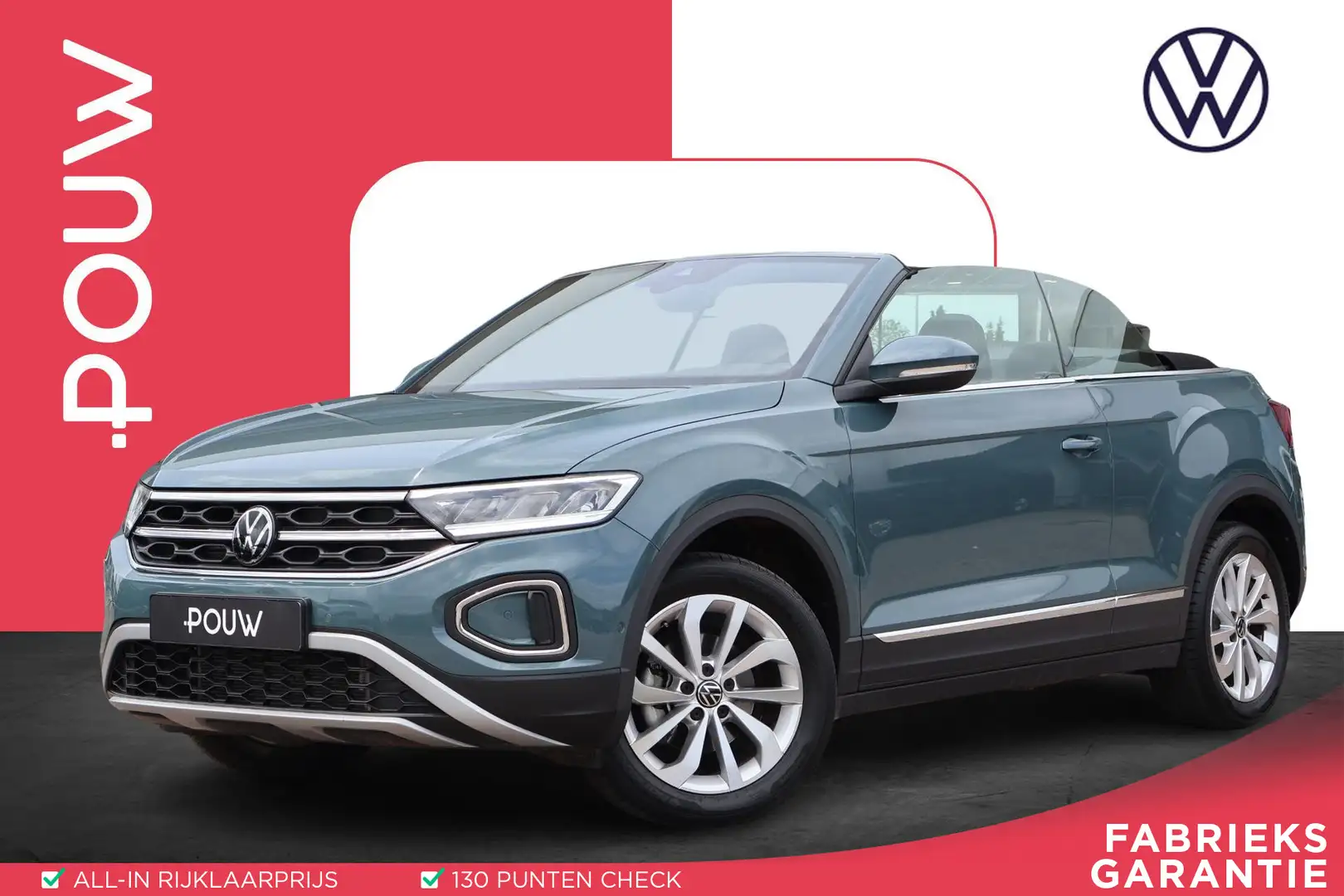 Volkswagen T-Roc Cabrio 1.5 TSI 150pk Style | Side Assist | Adaptiv Azul - 1