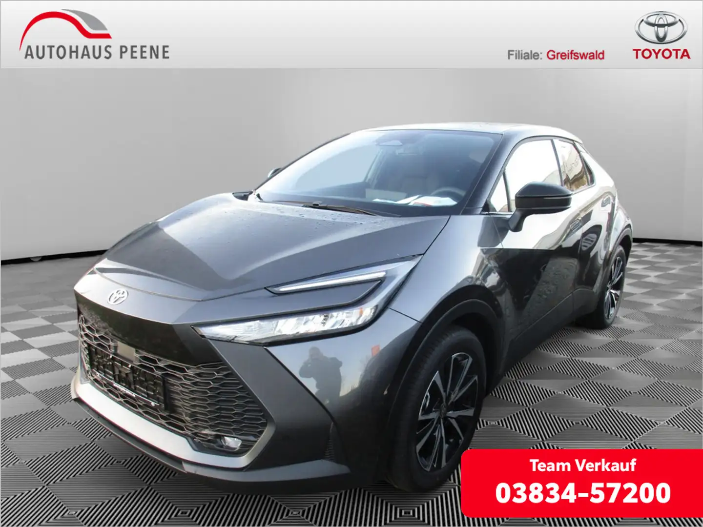 Toyota C-HR 2.0 Hybrid FWD Team Deutschland NAVI ACC Grau - 1