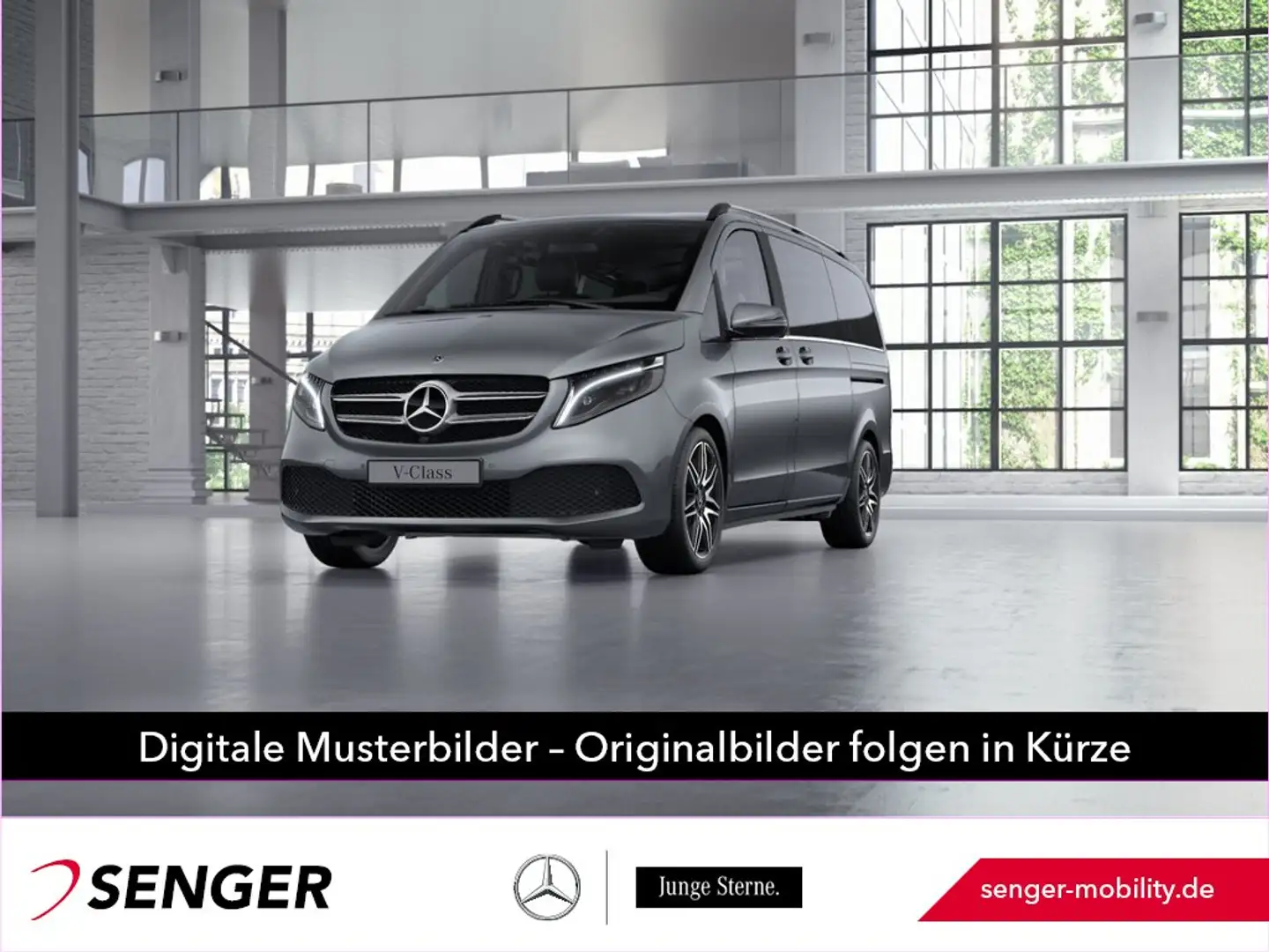 Mercedes-Benz V 300 d Edition Avantgarde lang LED AHK 360° 9G Grau - 1