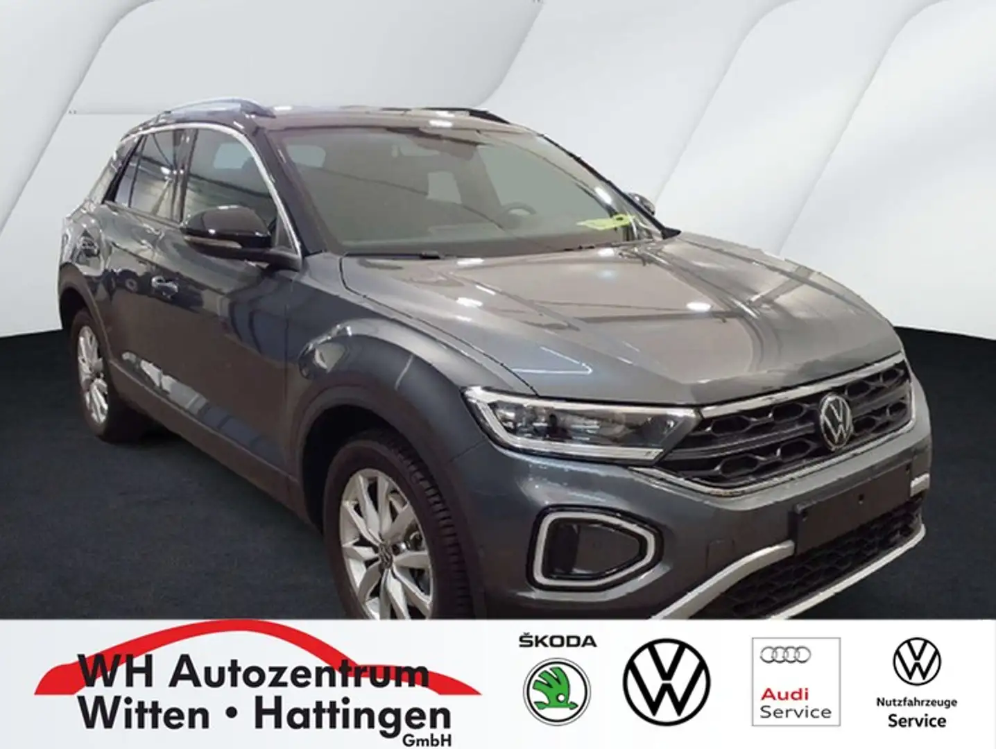 Volkswagen T-Roc 2.0 TDI DSG GOAL NAVI AHK REARVIEW LED KEYLESS ... Gris - 1
