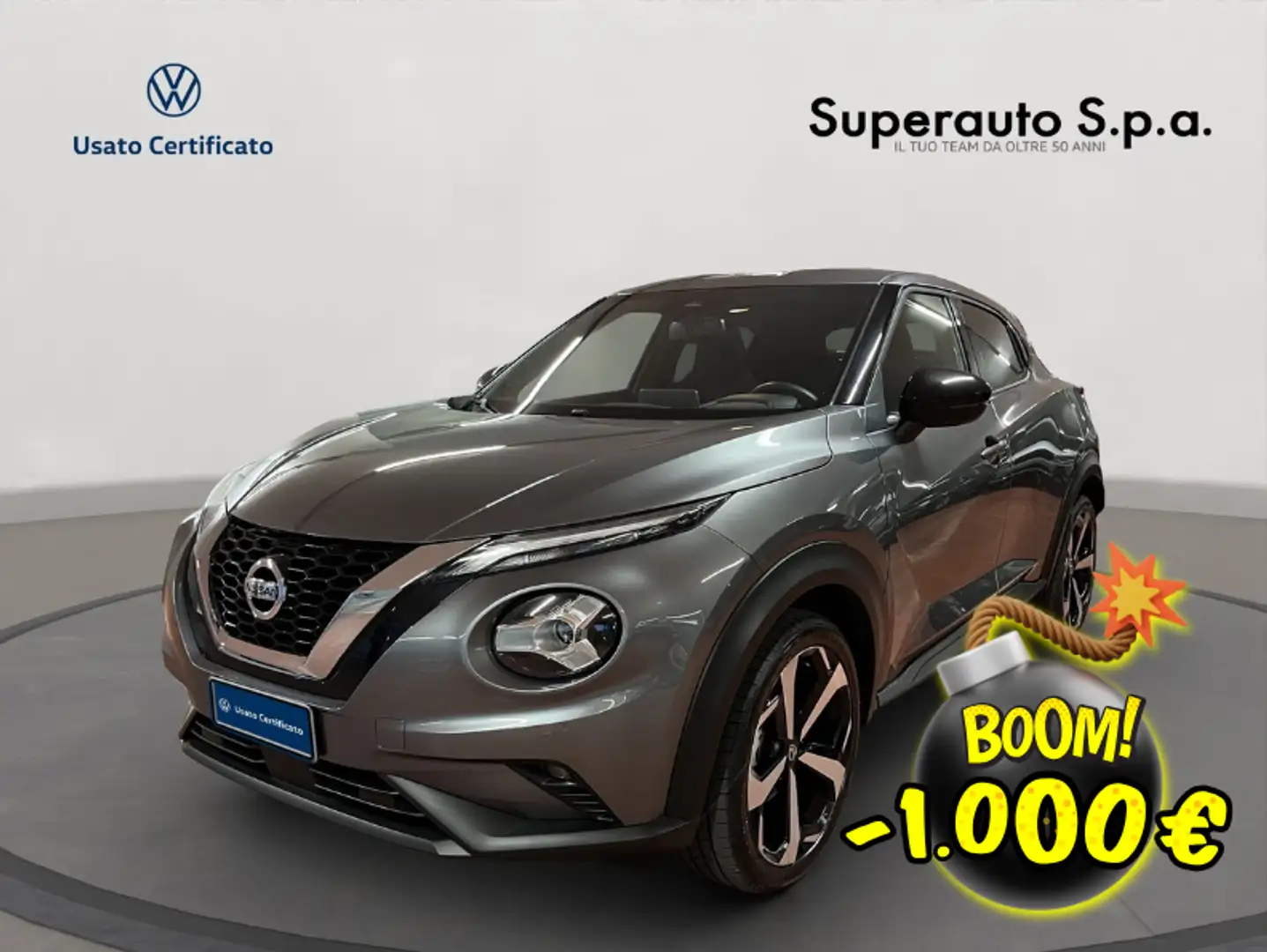 Nissan Juke 1.0 DIG-T 114 CV N-Connecta Szürke - 1