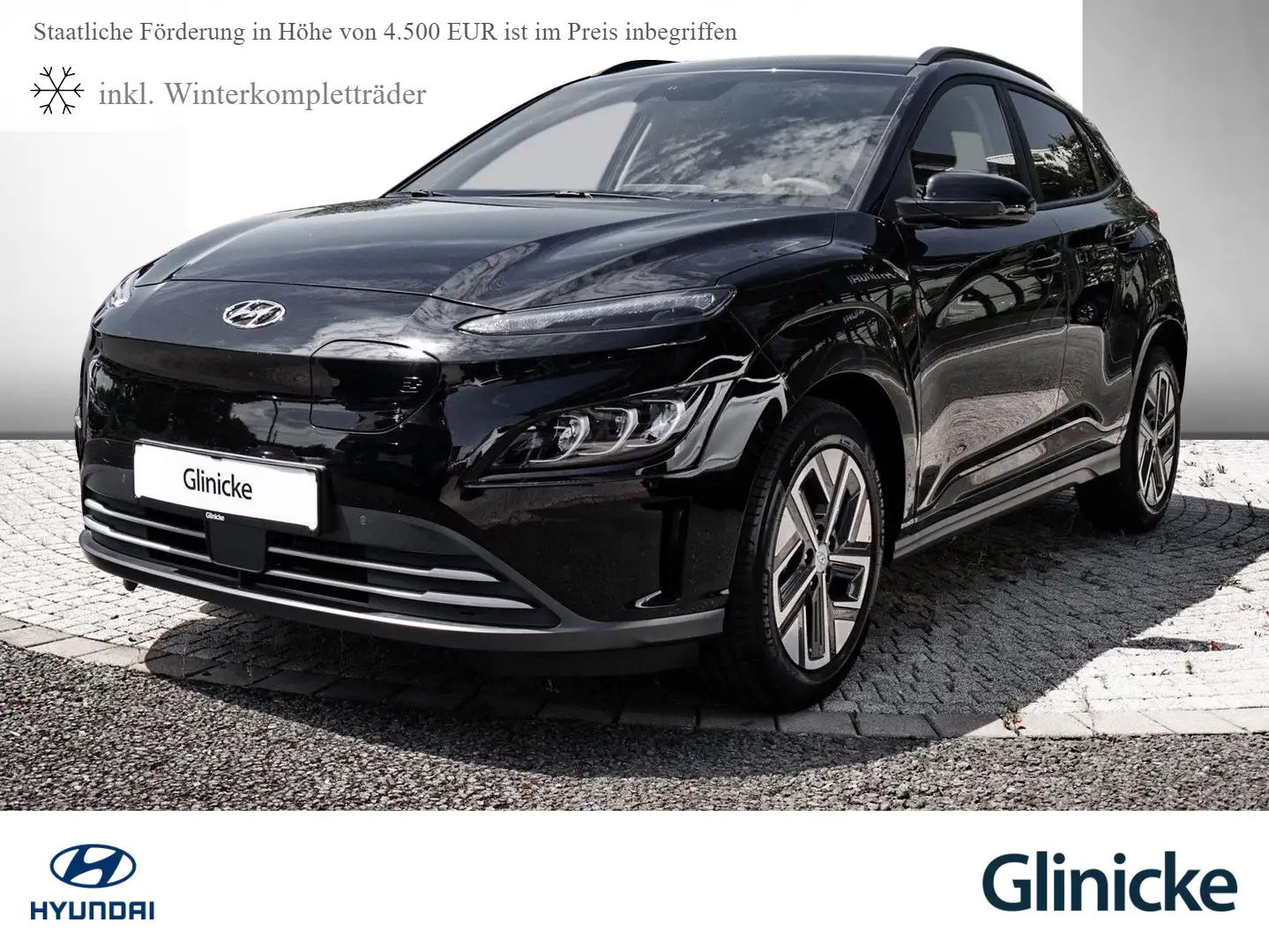 Hyundai KONA KONA Elektro ADVANTAGE*inkl.WinterRäd*Navi*KRELL Schwarz - 1