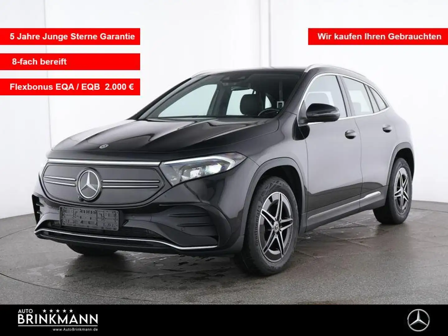 Mercedes-Benz EQA 250 EQA 250 AMG-LINE/MBUX/NAVI/CARPLAY/KAMERA AMG Line Zwart - 1