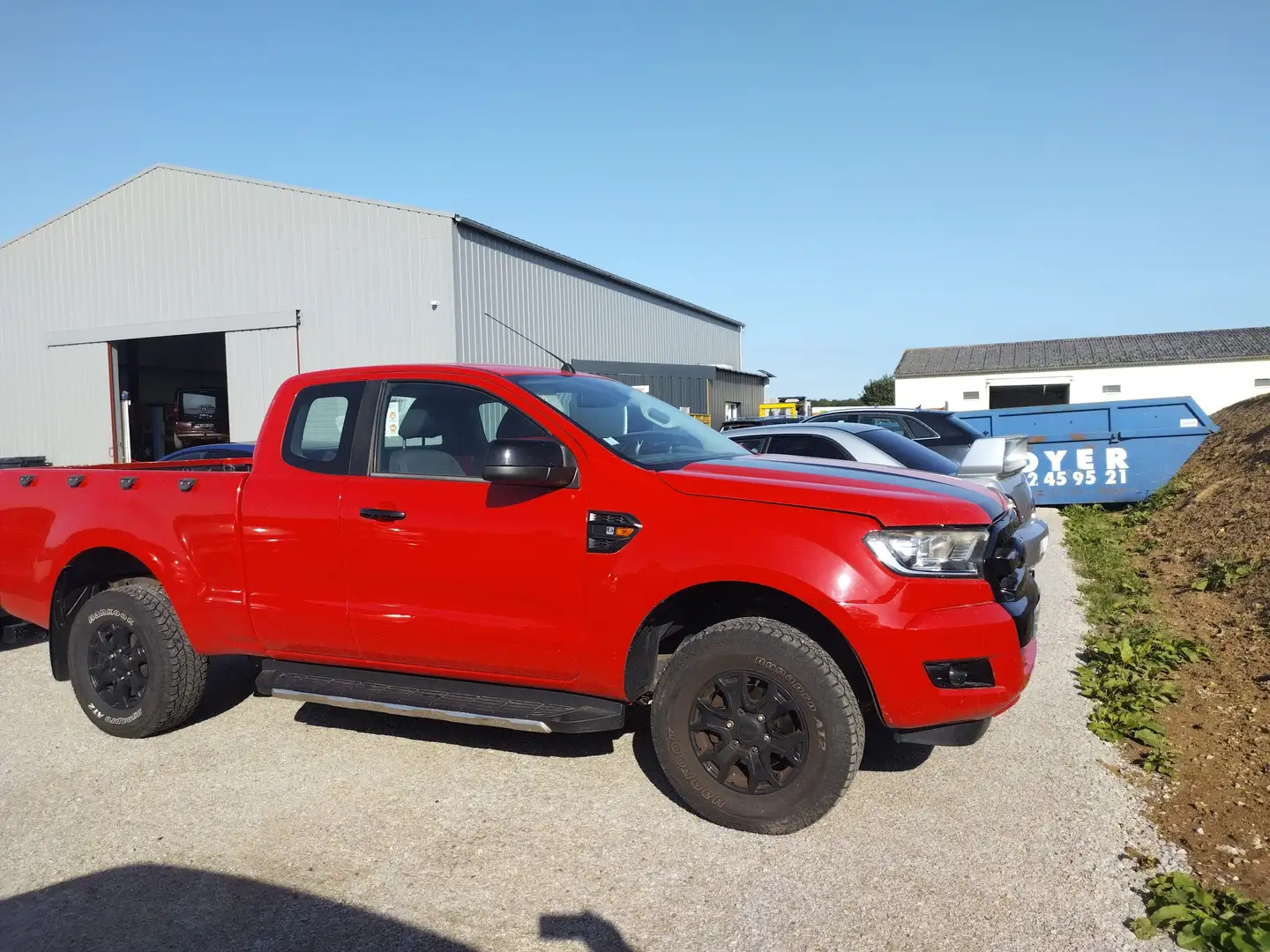 Ford Ranger RANGER SIMPLE CABINE 2.2 TDCi 160 STOP Rouge - 2