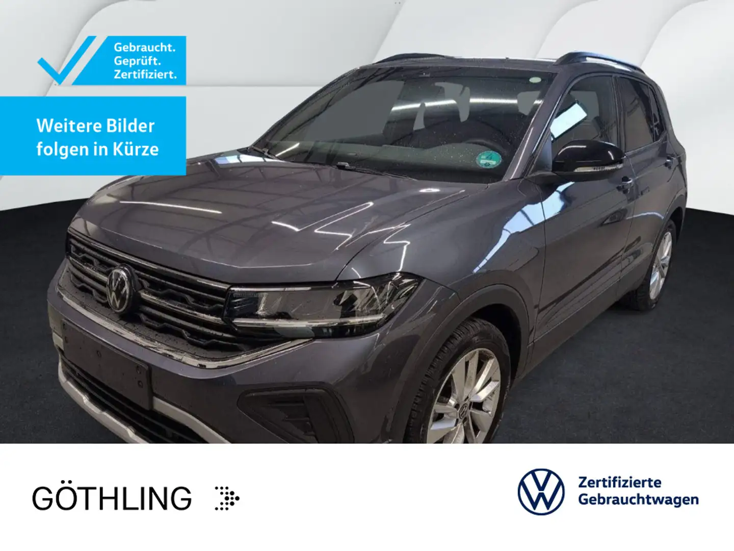 Volkswagen T-Cross Life GOAL 1.0 TSI DSG*NAVI*AHK*SHZ*ACC*P Grau - 1