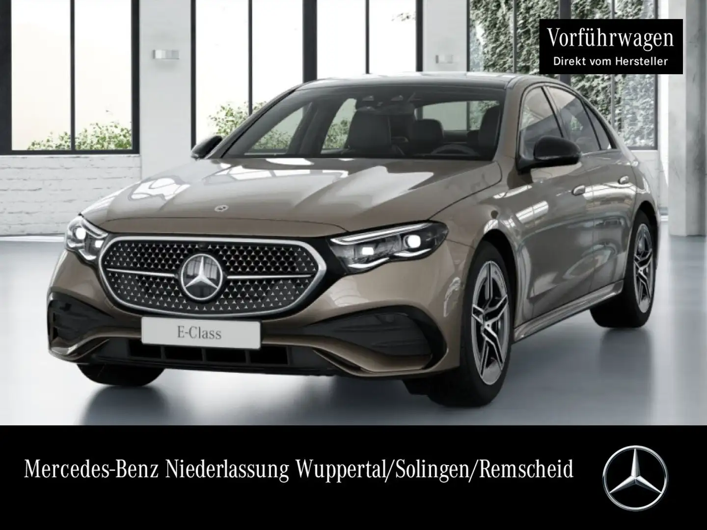 Mercedes-Benz E 200 4M Edition AMG-Line Sportpaket Night AMG 19" Braun - 1