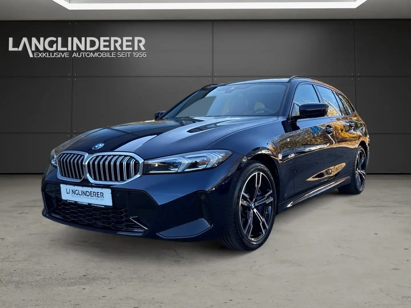 BMW 330 e Touring MSport NP80539,- AHK PanoramaGlasdach Blau - 1