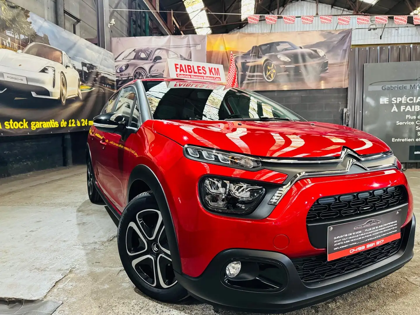 Citroen C3 C3 1.2i Airco - GPS - CarPlay - GARANTIE Rosso - 2