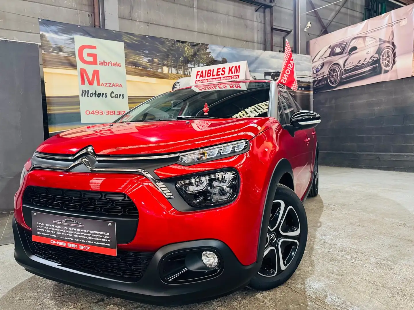 Citroen C3 C3 1.2i Airco - GPS - CarPlay - GARANTIE Rosso - 1