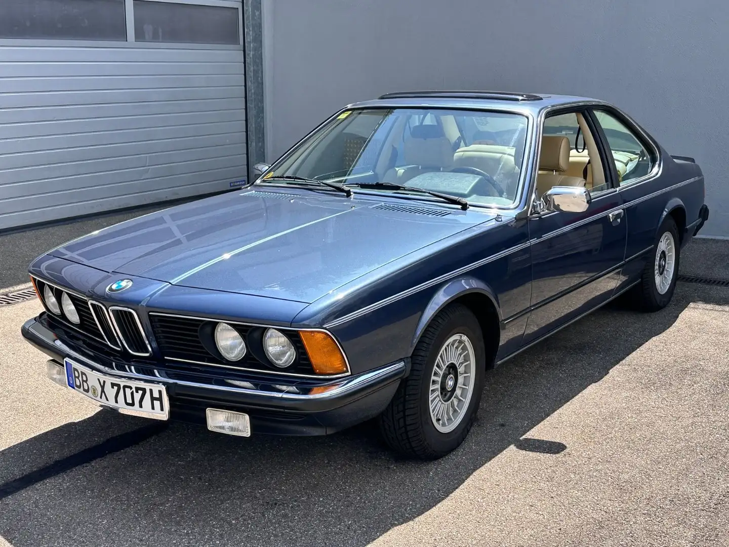 BMW 633 CSI*110tkm*Note 2*Deutsches Auto*Leder* Albastru - 1