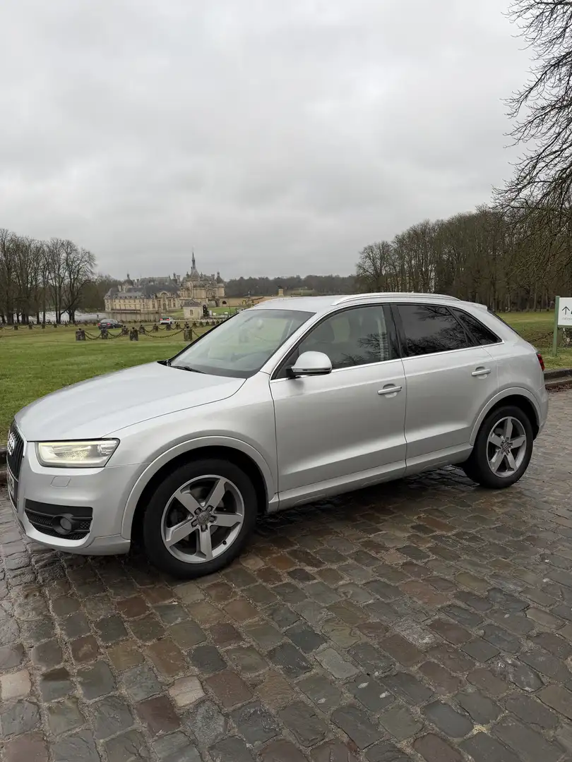 Audi Q3 Q3 2.0 TDI 140 ch Quattro Ambition Luxe Argent - 1