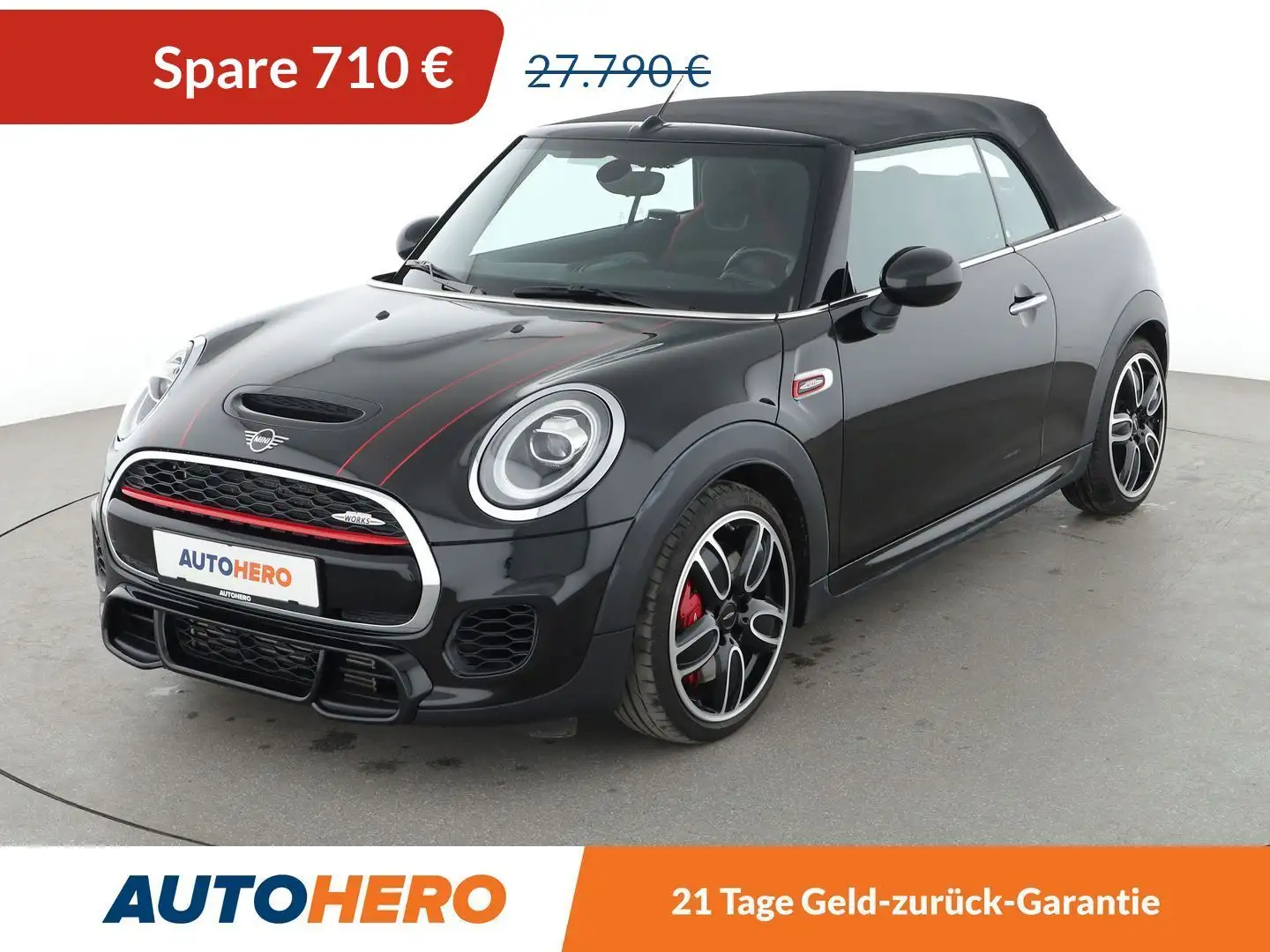 MINI John Cooper Works Cabrio John Cooper Works Aut.*TEMPO*PDC*SHZ*ALU* Noir - 1