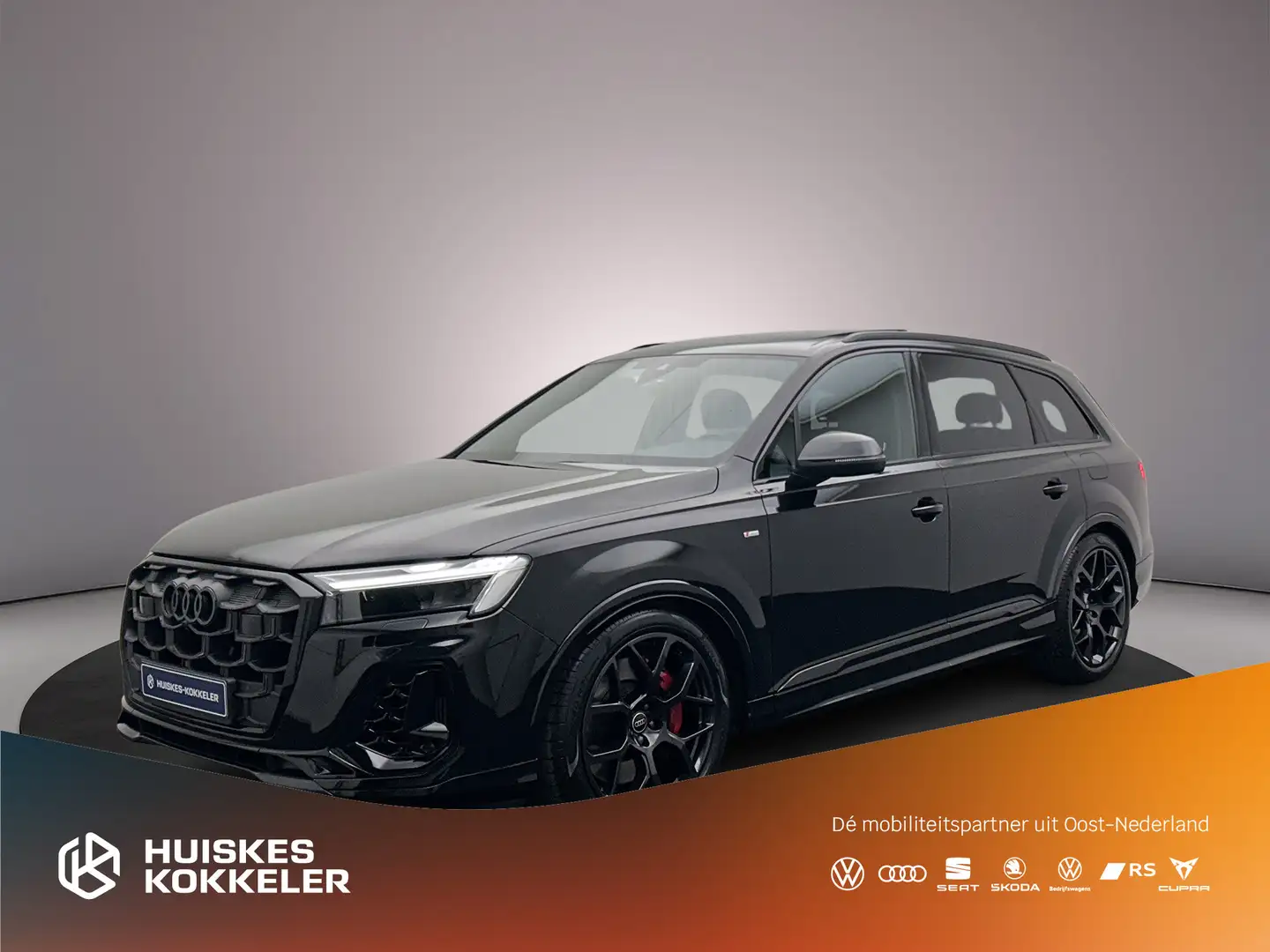 Audi Q7 55 TFSI e 394pk Pro Line S Zwart - 1