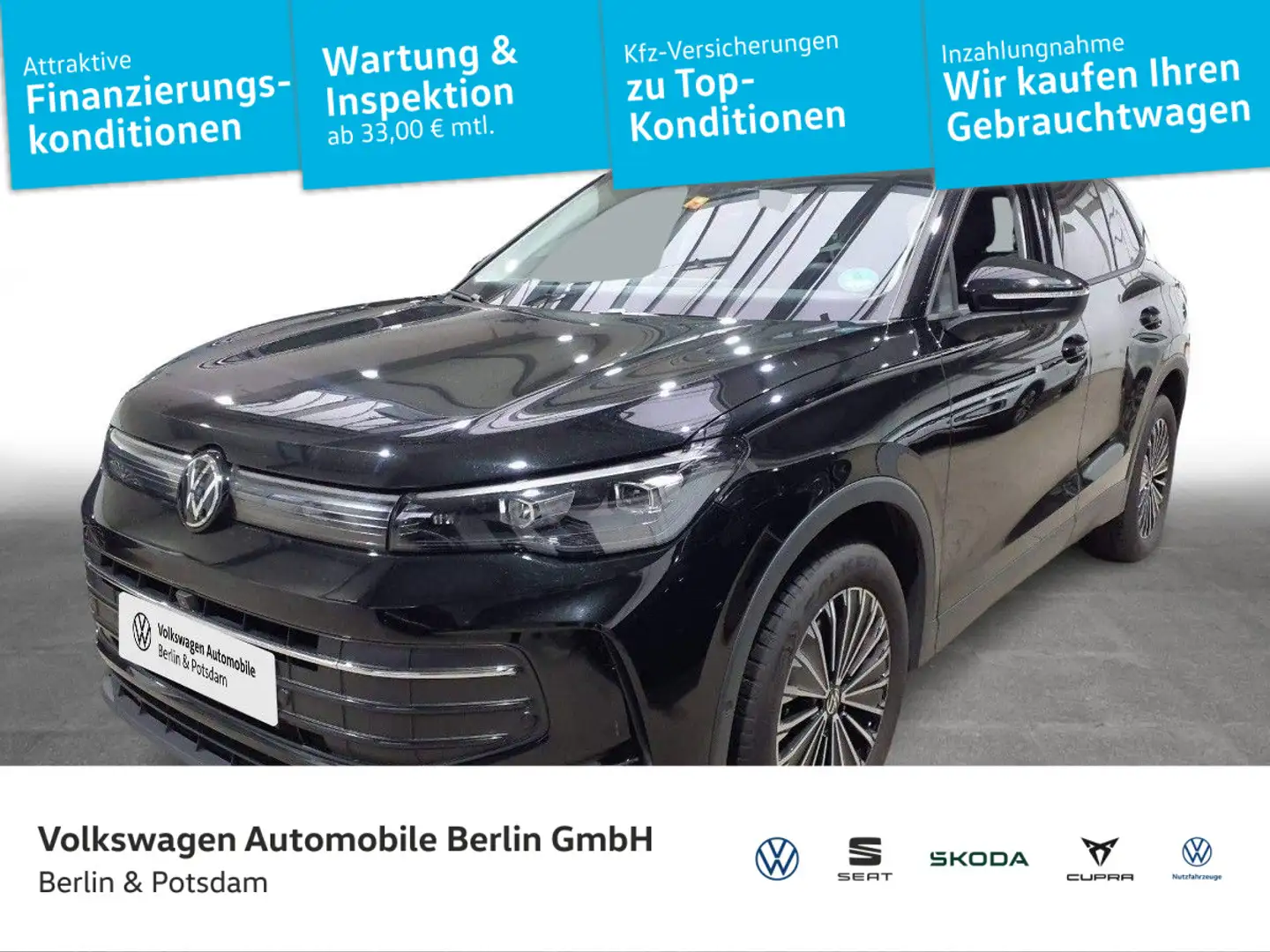 Volkswagen Tiguan 2.0 TDI Goal AHK Navi Matrix-LED 360° Schwarz - 1