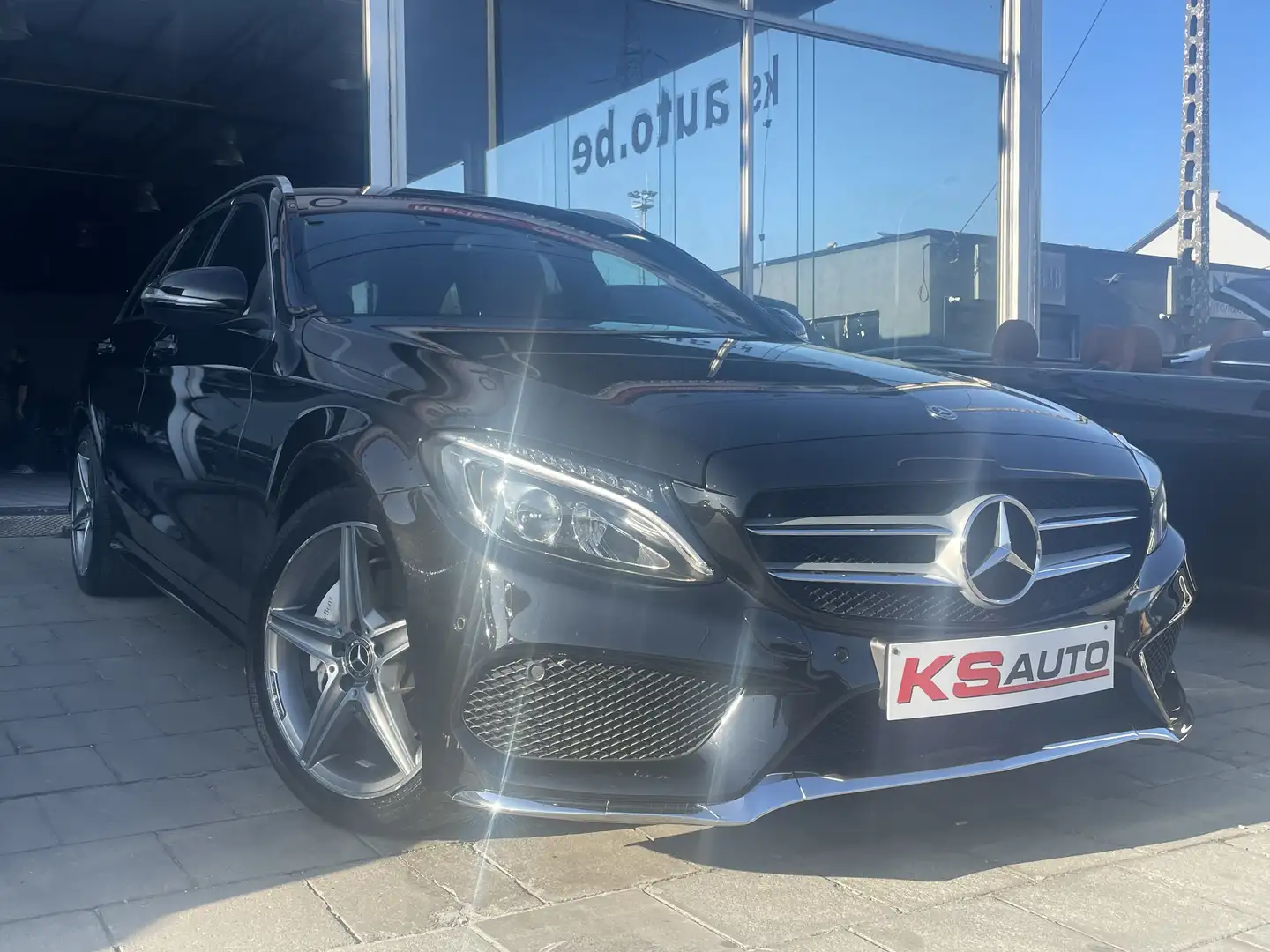 Mercedes-Benz C 160 I/190.305KM** PACK AMG**NAVI CUIR/XENON/EURO 6B Noir - 2