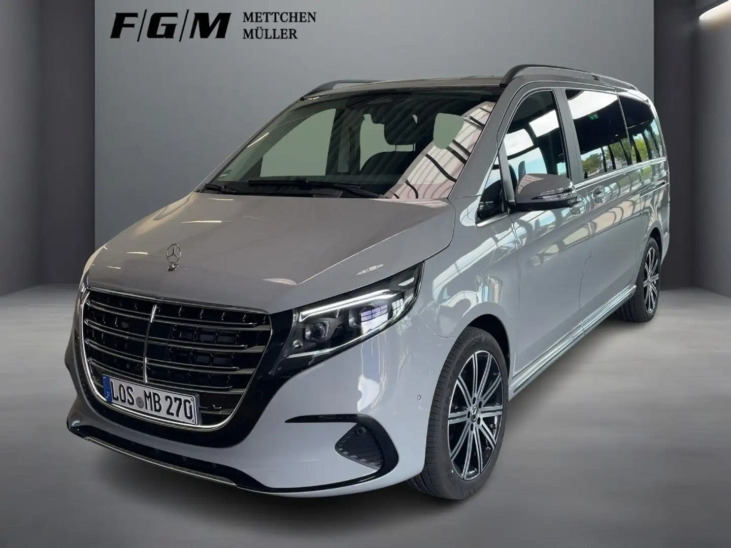 Mercedes-Benz V 300 d 4MATIC Exclusive lang Burm|MBeam|TWA|360 Gris - 1