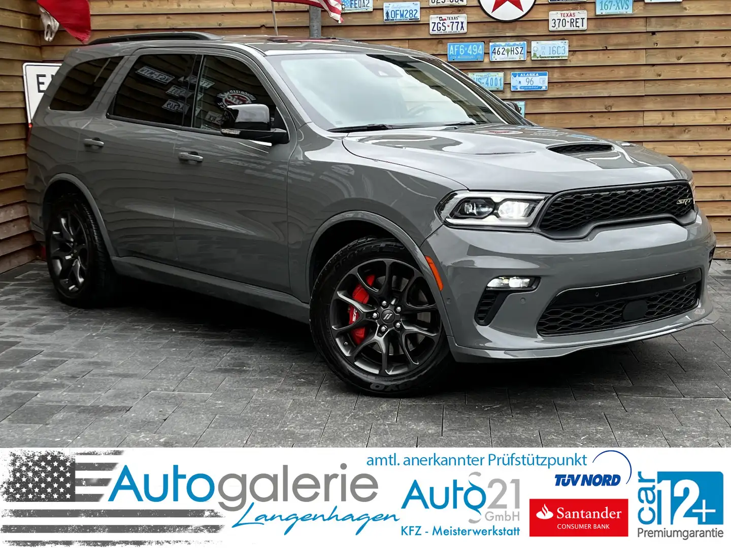 Dodge Durango 6,4L SRT 392 AWD Brembo Navi h/k ACC Grau - 1
