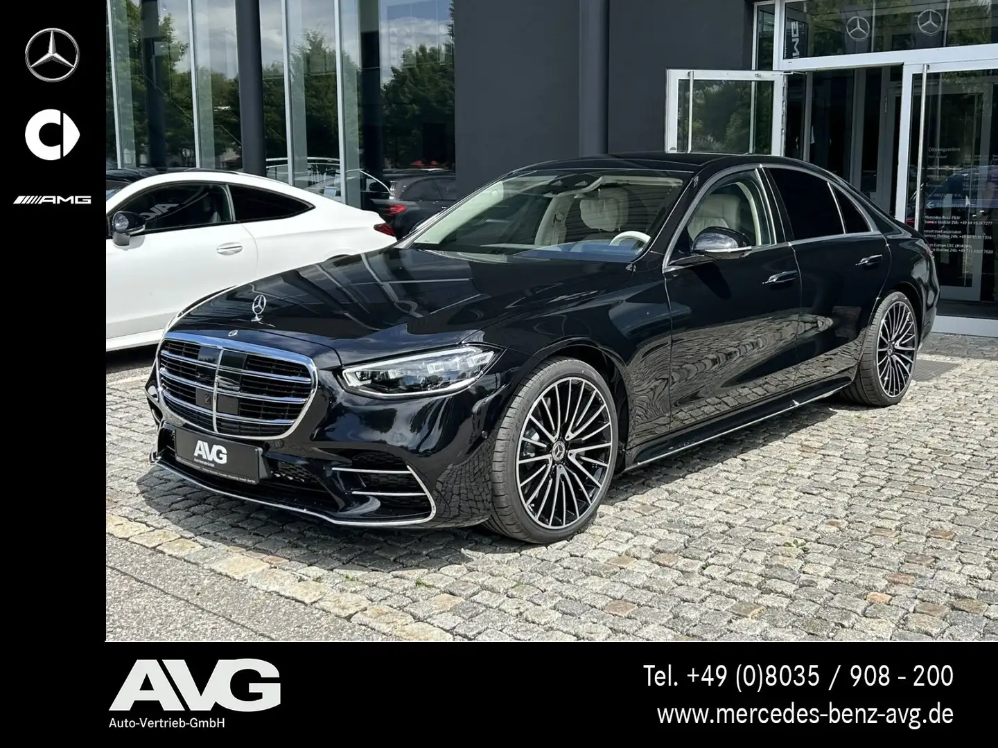 Mercedes-Benz S 450 S 450 d 4M AMG Pano HuD Premium Burmester® 360° Negru - 1