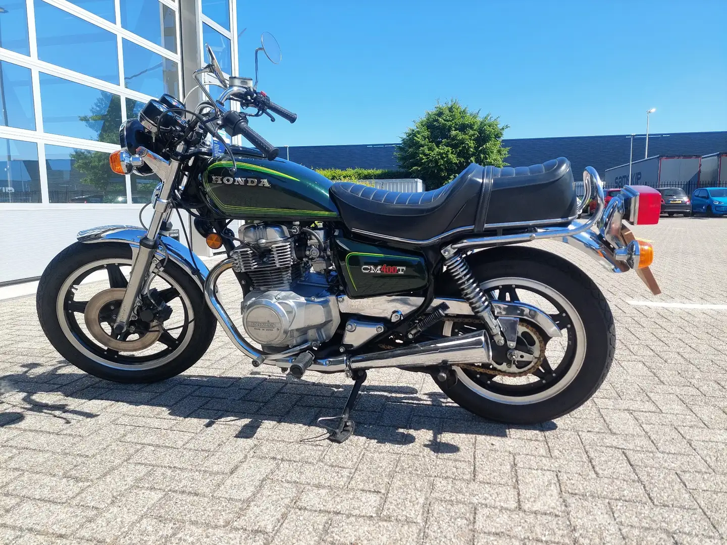 Honda CM 400 cm400t chopper Vert - 2