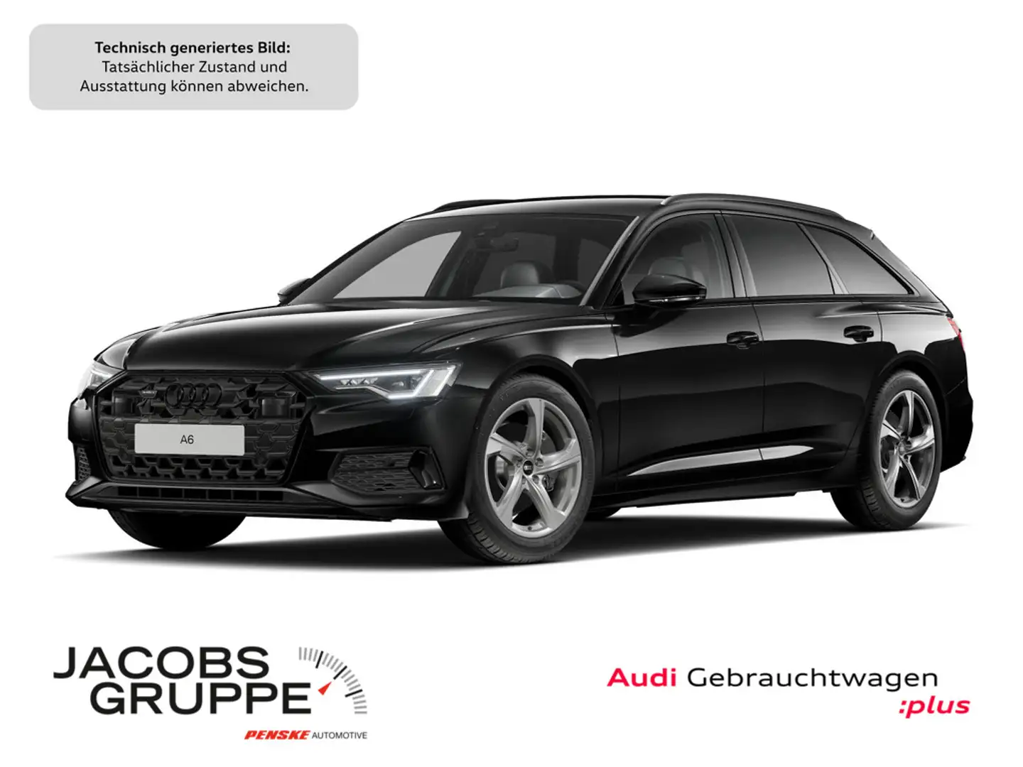 Audi A6 Avant 45 TDI quattro Black+/Kamera/Matrix/AHK Schwarz - 1