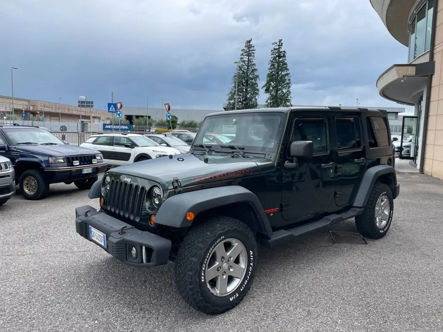 Jeep Wrangler Unlimited 3.8 V6 Rubicon auto SOLO KM102K GANCIO Verde - 1