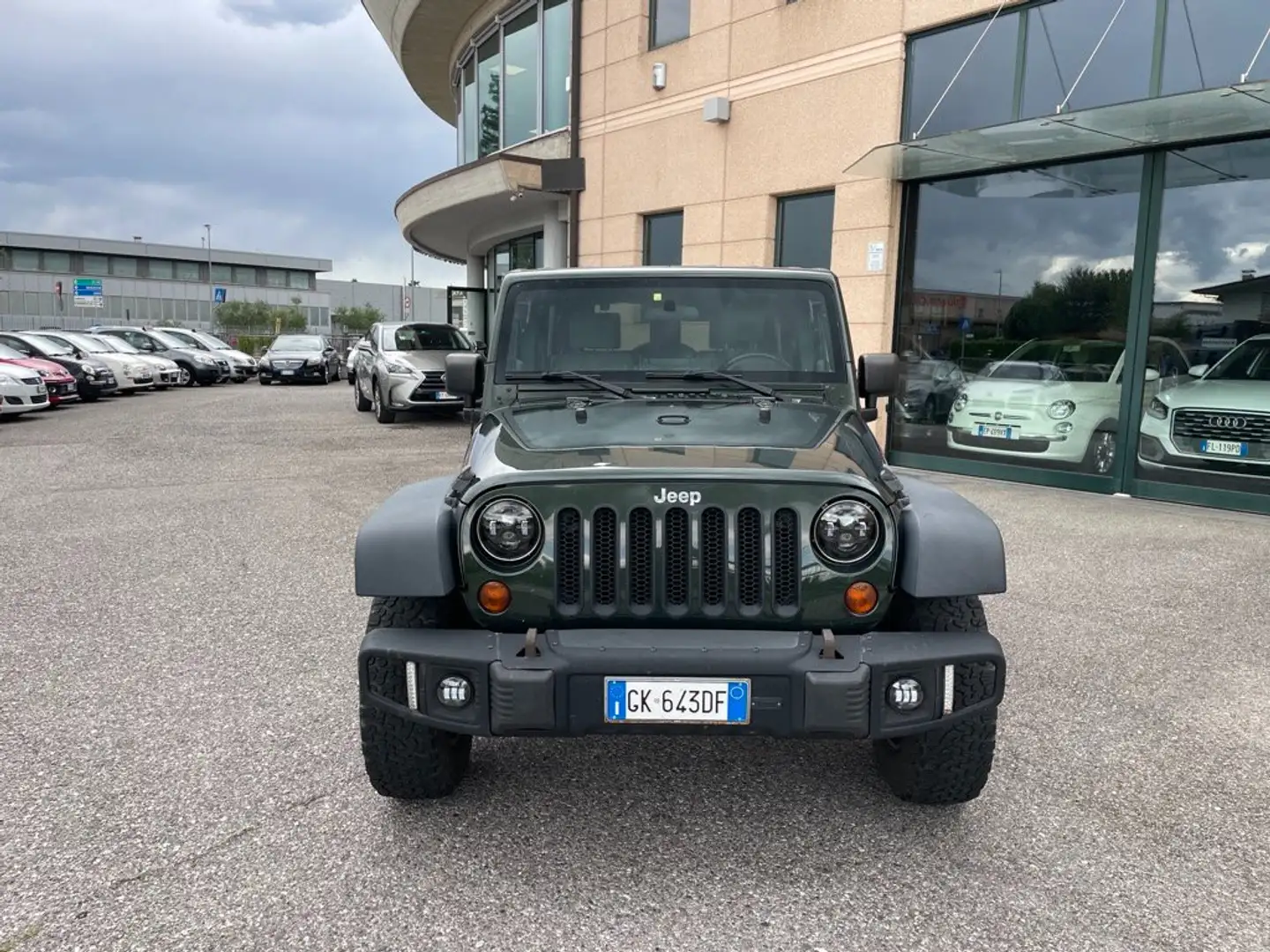 Jeep Wrangler Unlimited 3.8 V6 Rubicon auto SOLO KM102K GANCIO Verde - 2