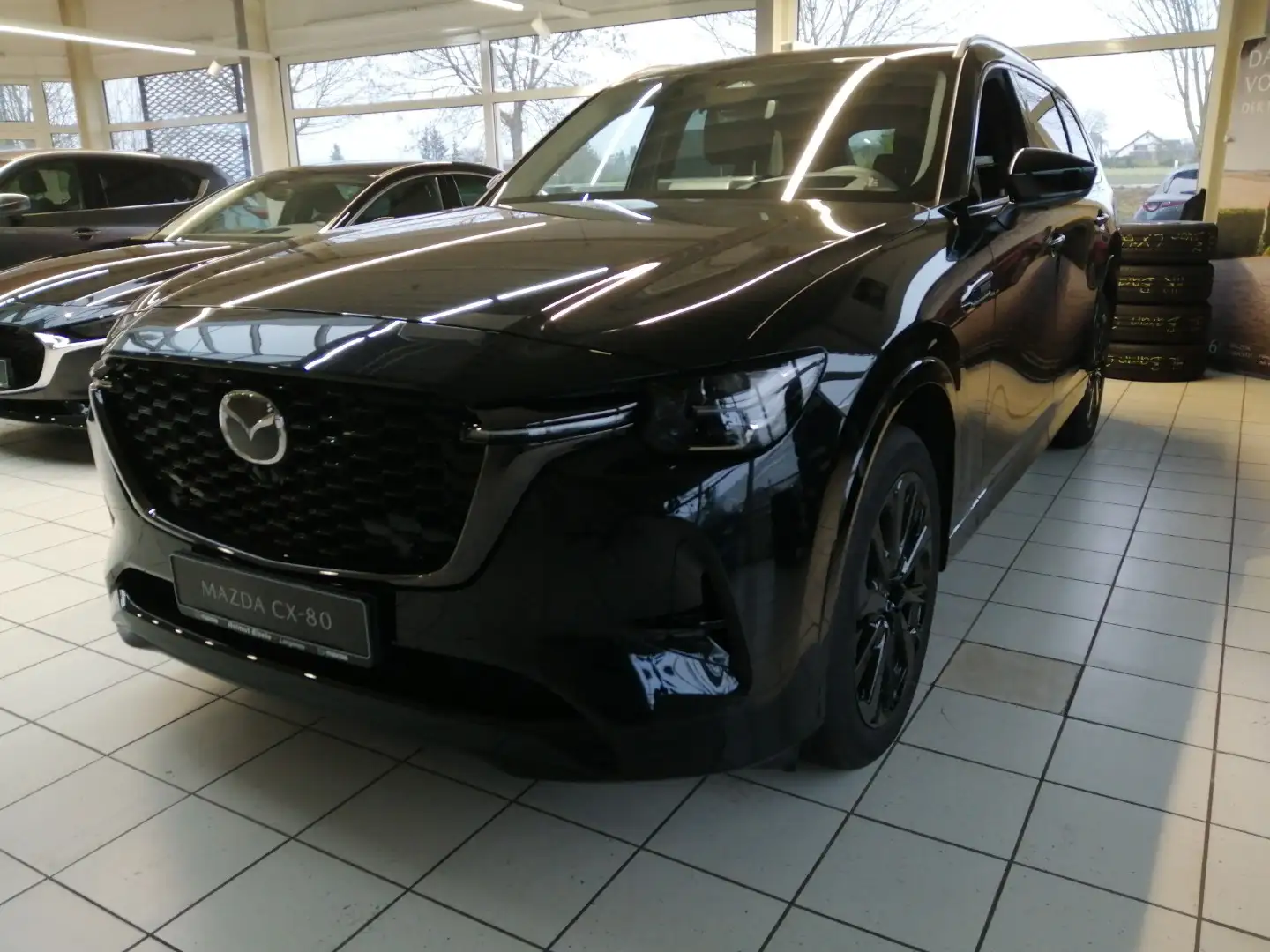 Mazda CX-80 3.3L e-SKYACTIV D 254ps Černá - 1