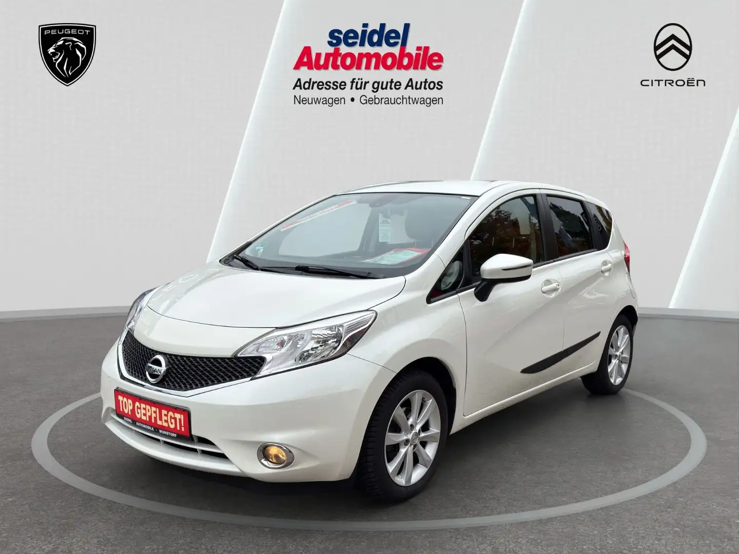 Nissan Note 1.2 DIG-S Acenta CVT Automatik, wenig KM Blanc - 1