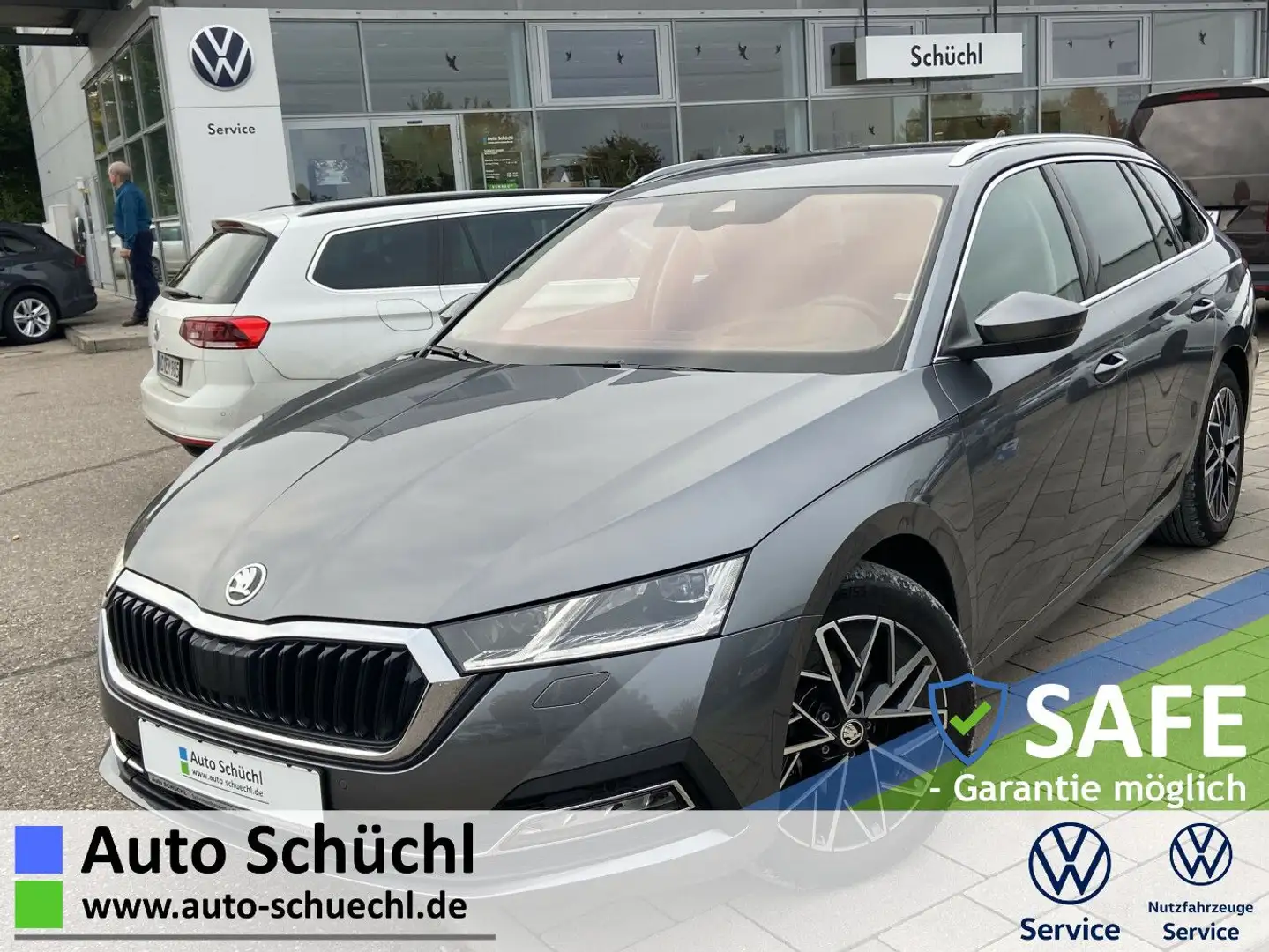 Skoda Octavia Combi 2.0 TDI DSG 4x4 Style NAVI-COLUMBU Gris - 1