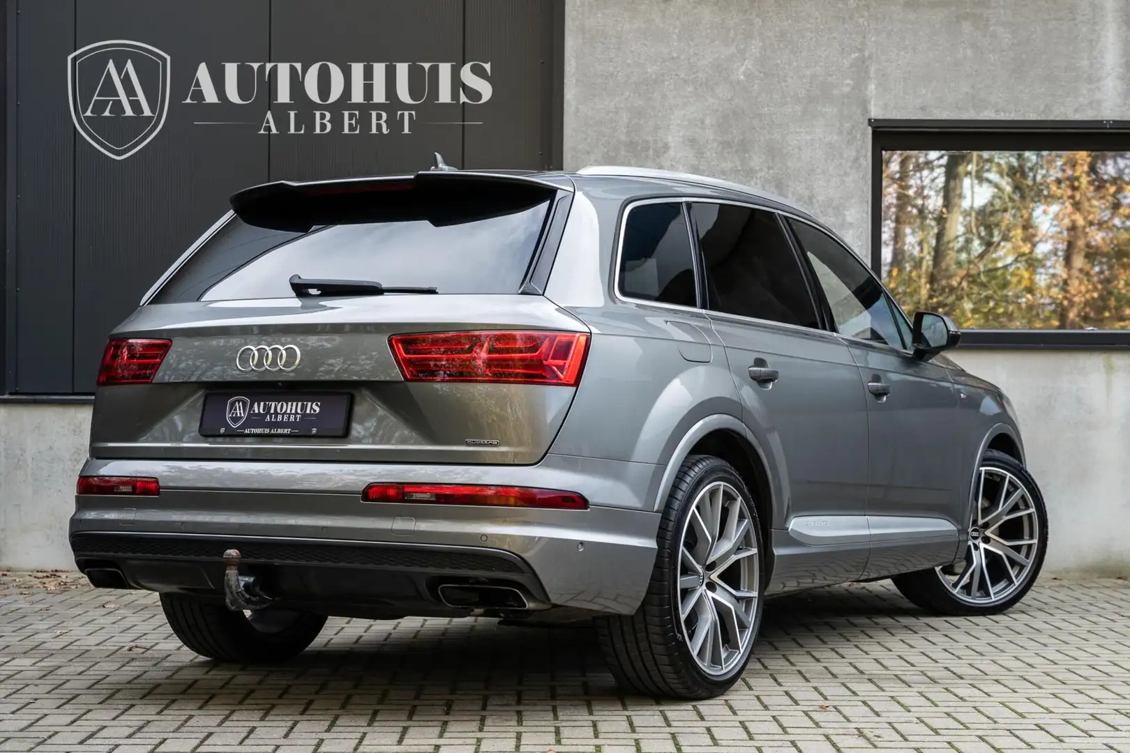 Audi Q7 3.0 TFSI Quattro S Line 22'' ACC Luchtvering MATRI Gris - 2