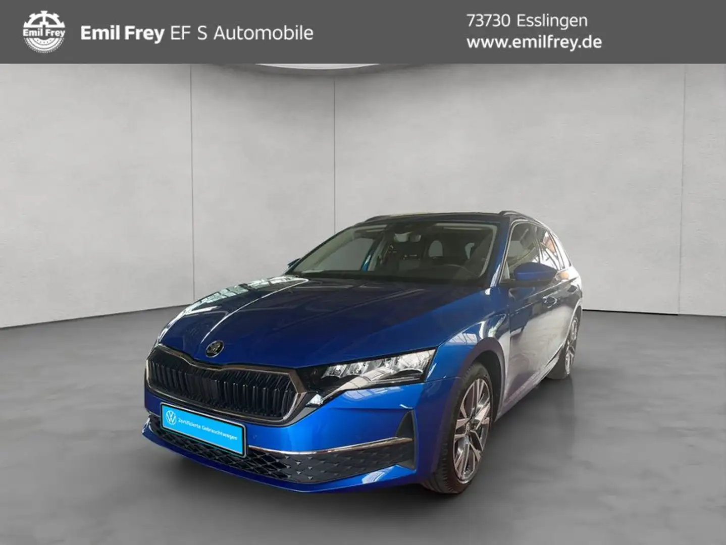 Skoda Octavia Combi 2.0 TDI DSG Selection Blau - 1