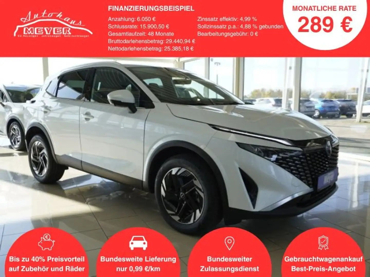 Nissan Qashqai 1,3 DIG-T Xtronic UPE=42000€! Alb - 1