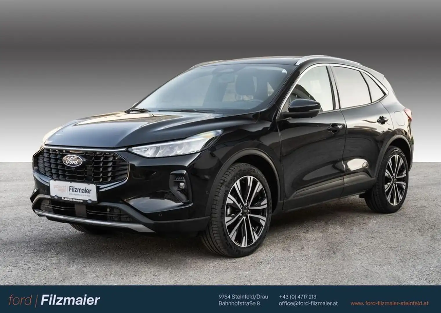 Ford Kuga Hybrid Titanium Schwarz - 1