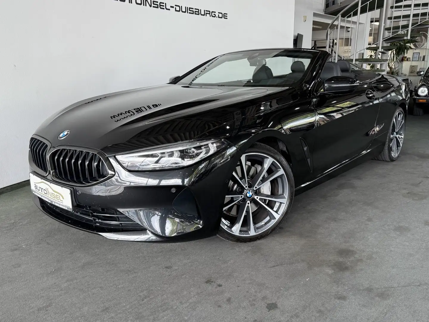BMW 840 i Cabrio Aut HeadUp Kamera H&K LED SoftClose Noir - 1