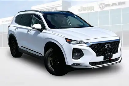 White 2019 Hyundai Santa Fe SUV / Crossover 6-Speed Automatic