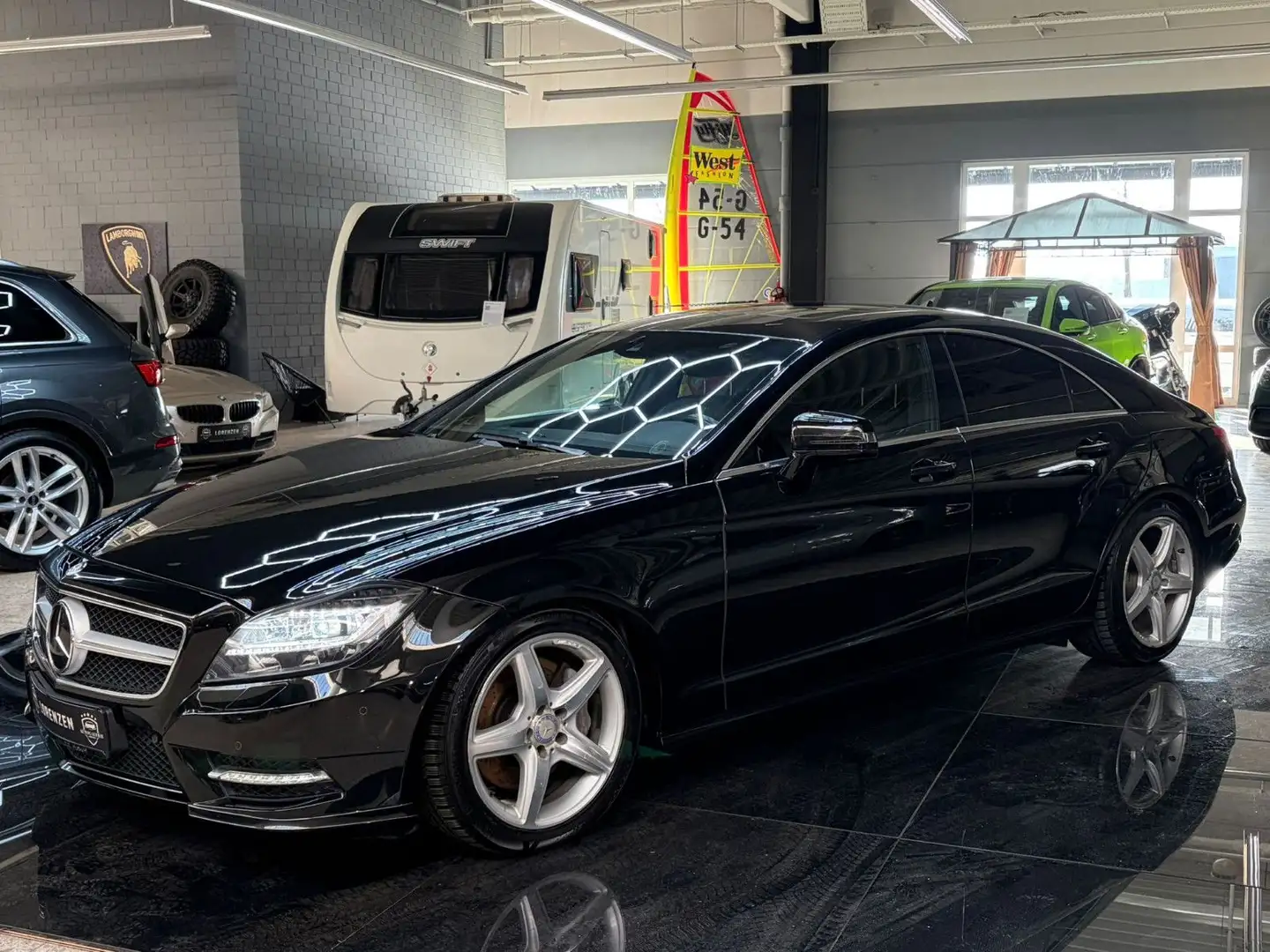 Mercedes-Benz CLS 350 CLS350 CDI AMG Leder H&K ACC Memory Kamera Sthz Noir - 1