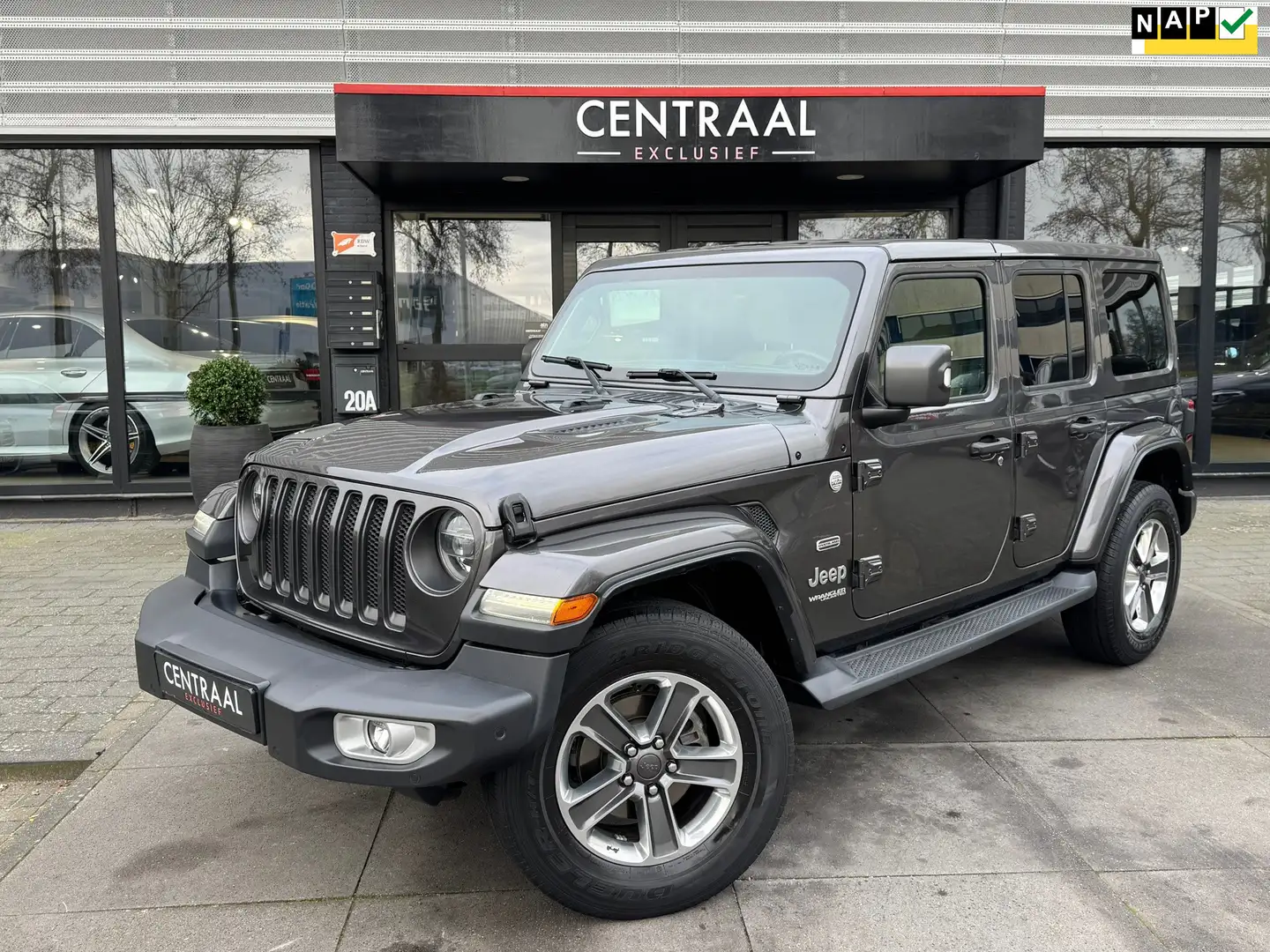 Jeep Wrangler 2.2D Sahara|Alpine|Grijskenteken|Camera|Carplay|Le Grijs - 1