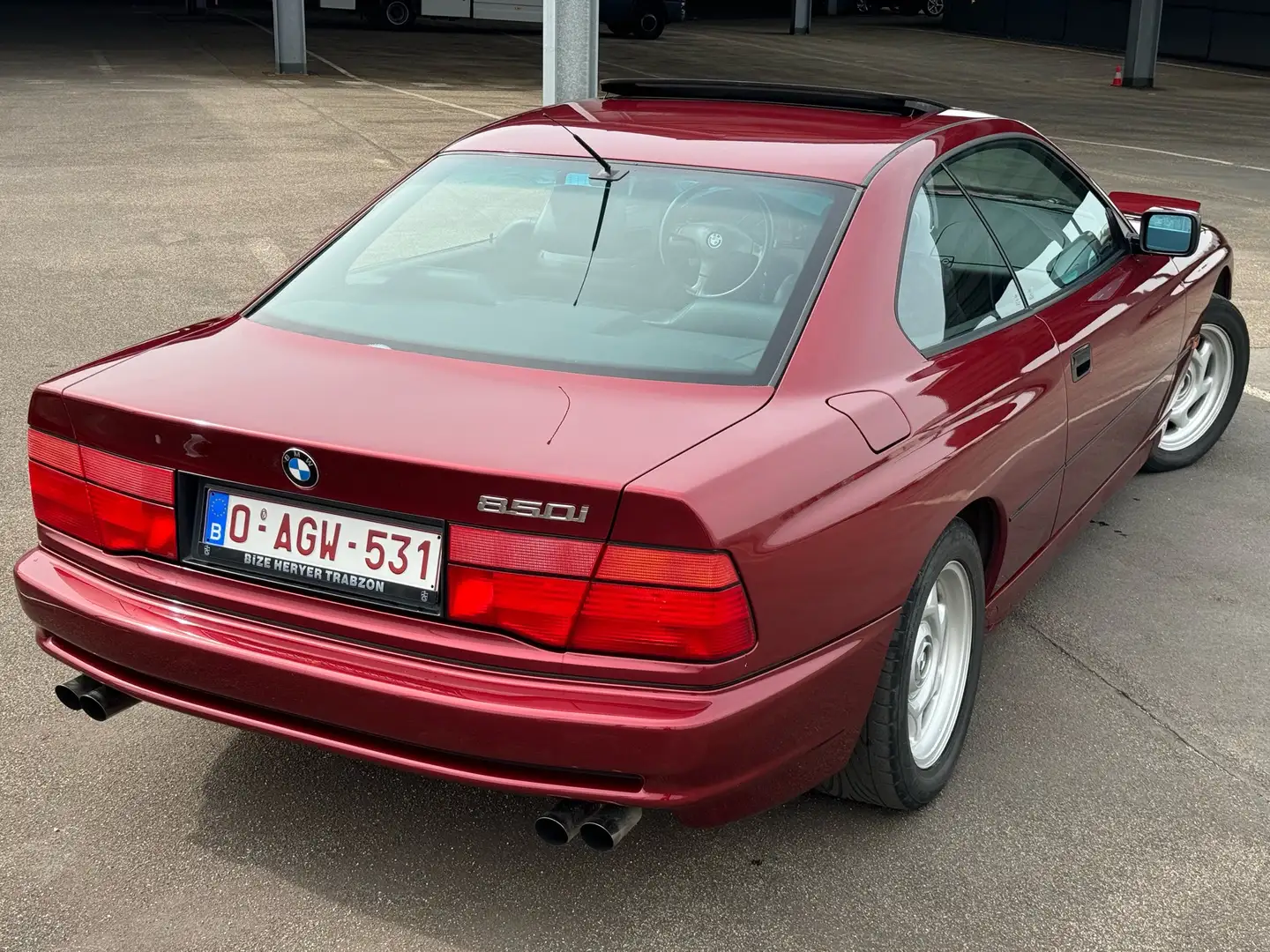 BMW 850 850i A Czerwony - 2