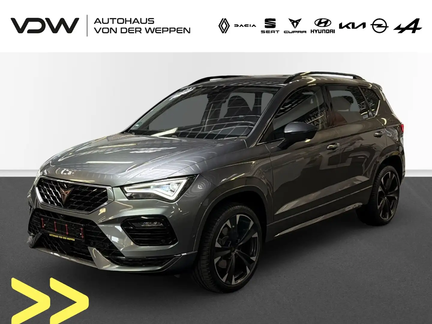 CUPRA Ateca 1.5 TSI DSG AHK ACC Klima Navi Rückfahrkamera Grau - 1