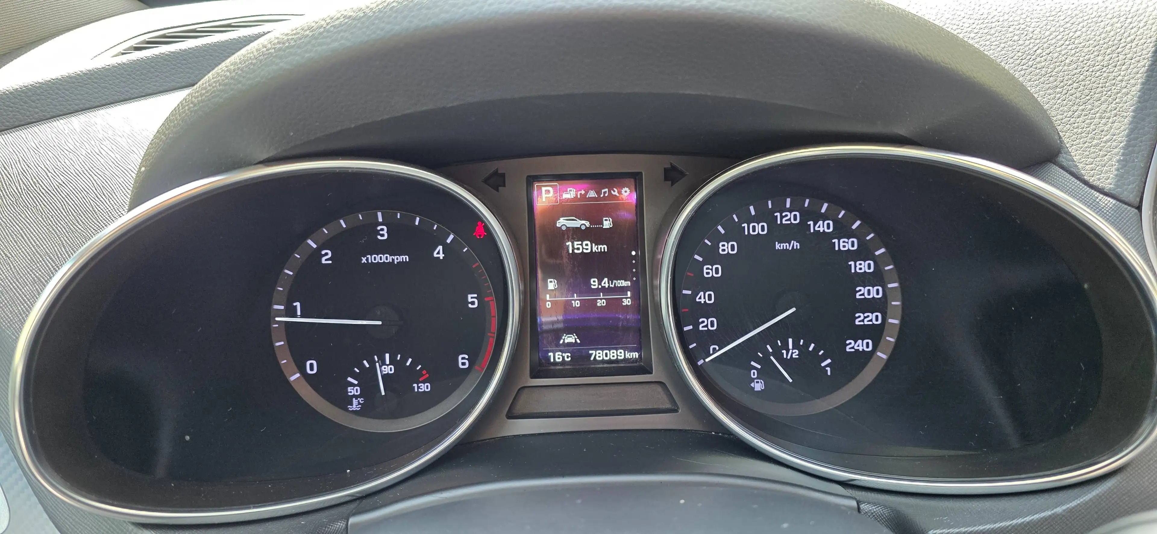 Hyundai SANTA FE blue Premium 4WD*1Hand*Garantie*Voll Ausstatt — photo 8