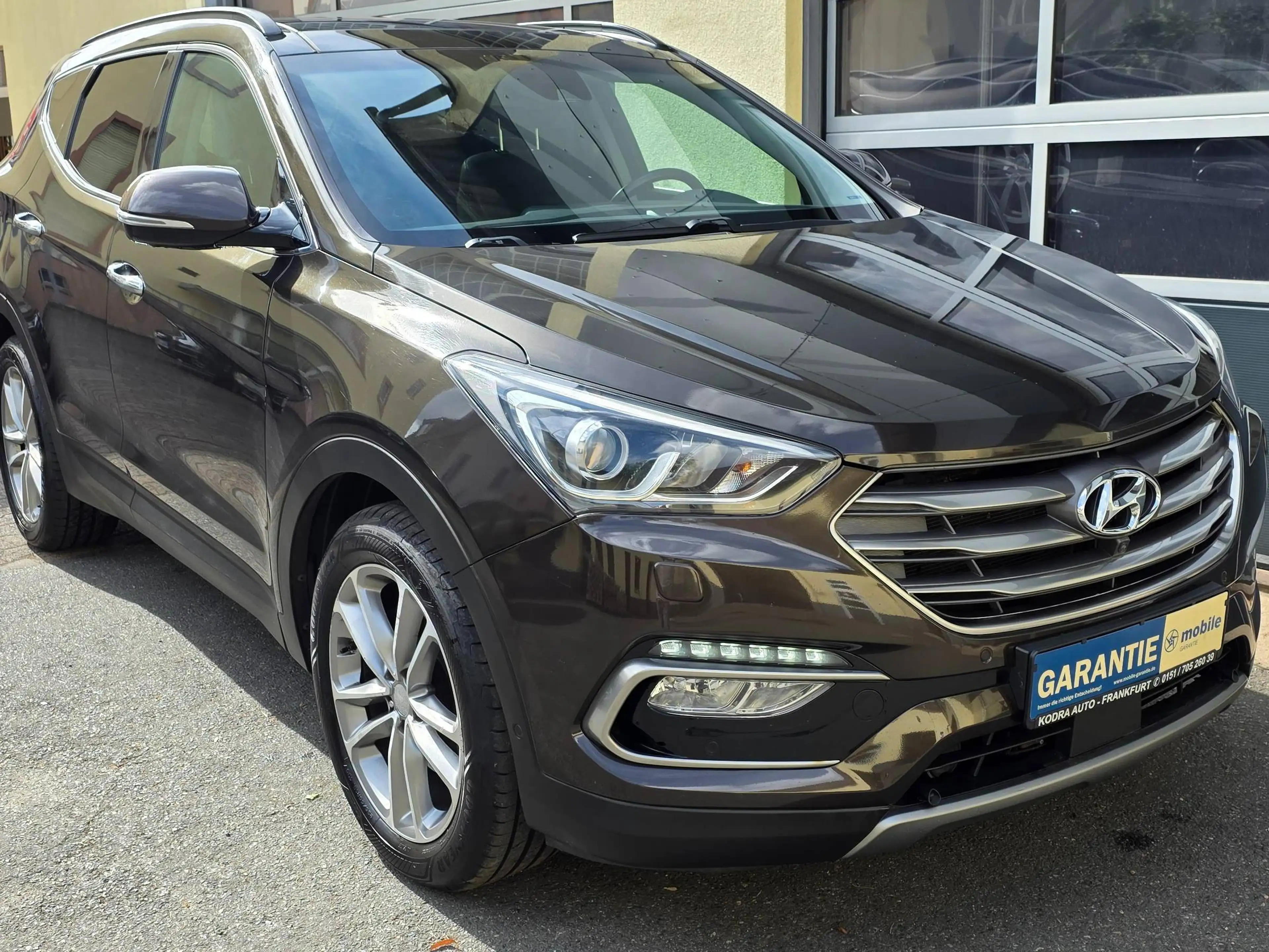 Hyundai SANTA FE blue Premium 4WD*1Hand*Garantie*Voll Ausstatt — photo 2