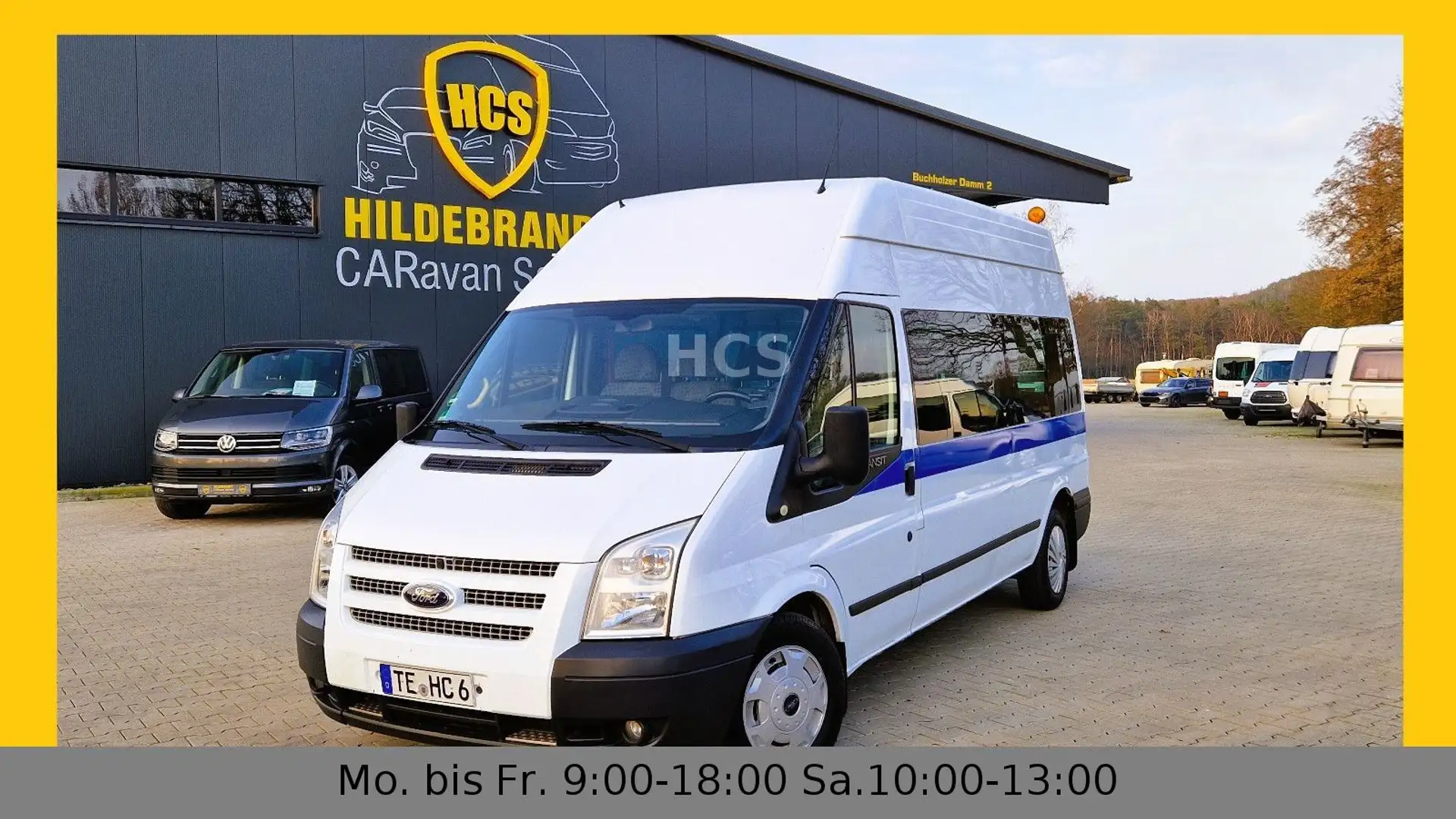 Ford Transit Kombi Kamera Standh. Perfekt für Umbau!! Weiß - 1