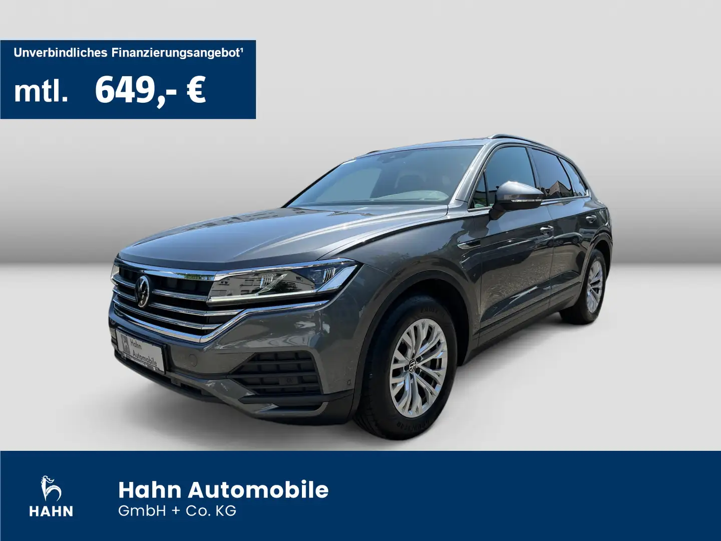 Volkswagen Touareg 3.0TDI V6 4Mo AHK Luft ACC Standh LED Grau - 1